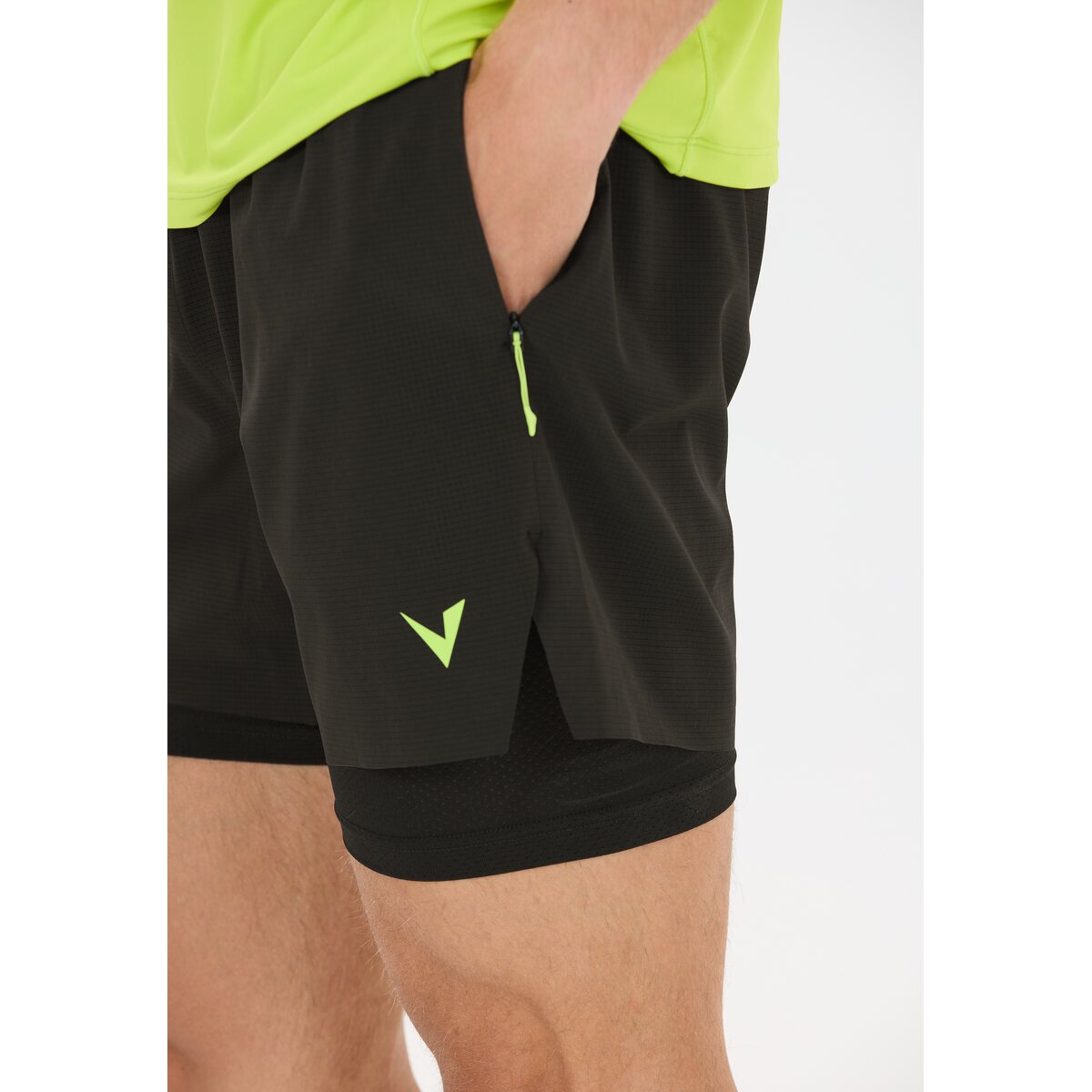 Mens Ado 2 in 1 Ripstop Short