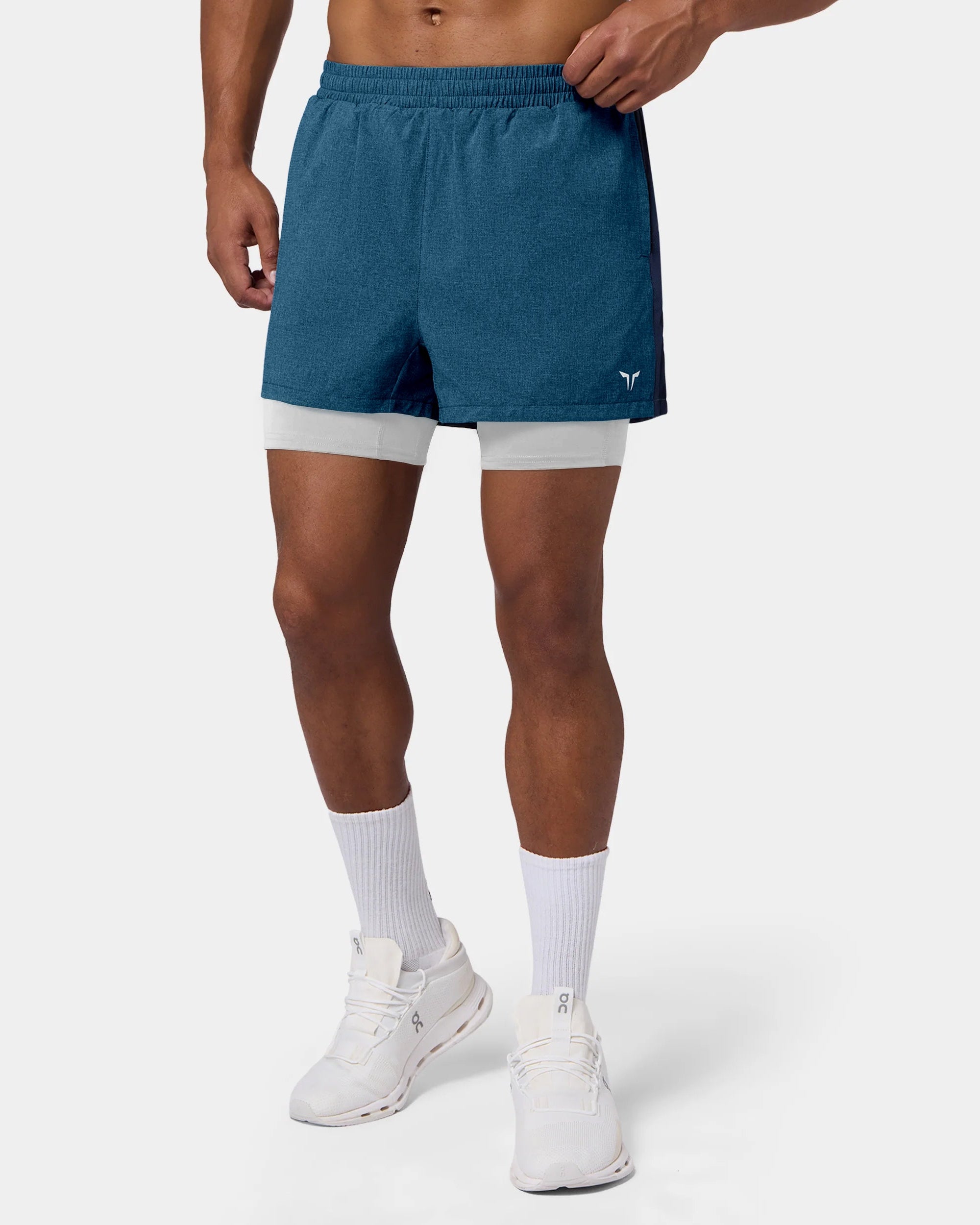 Mens Essential Pro 5 Inch 2 in 1 Short