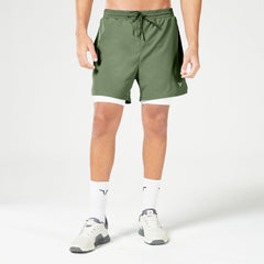 Mens Essential 5 Inch 2 in 1 Short