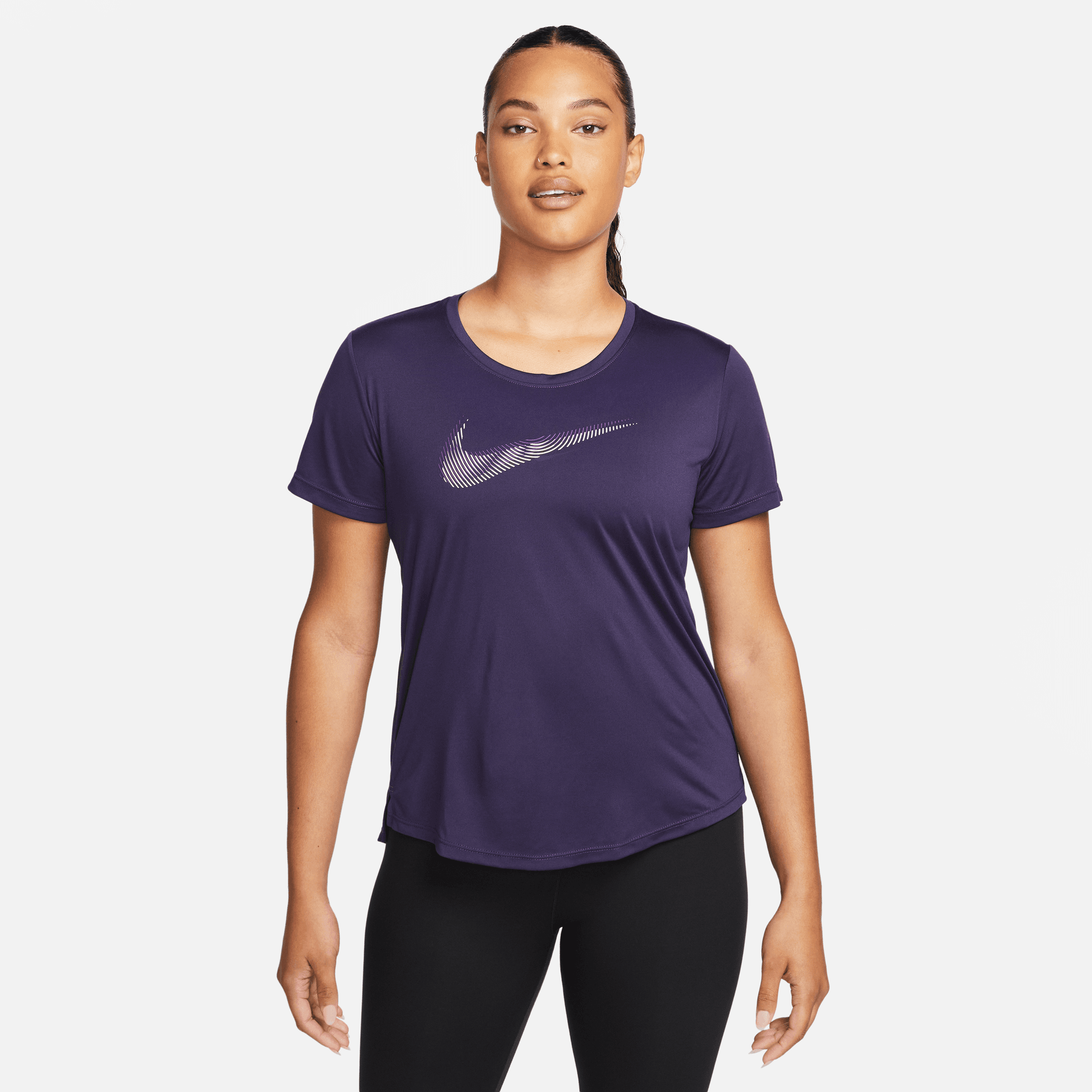 Womens Running Dri Fit Swoosh Short Sleeve T-Shirt
