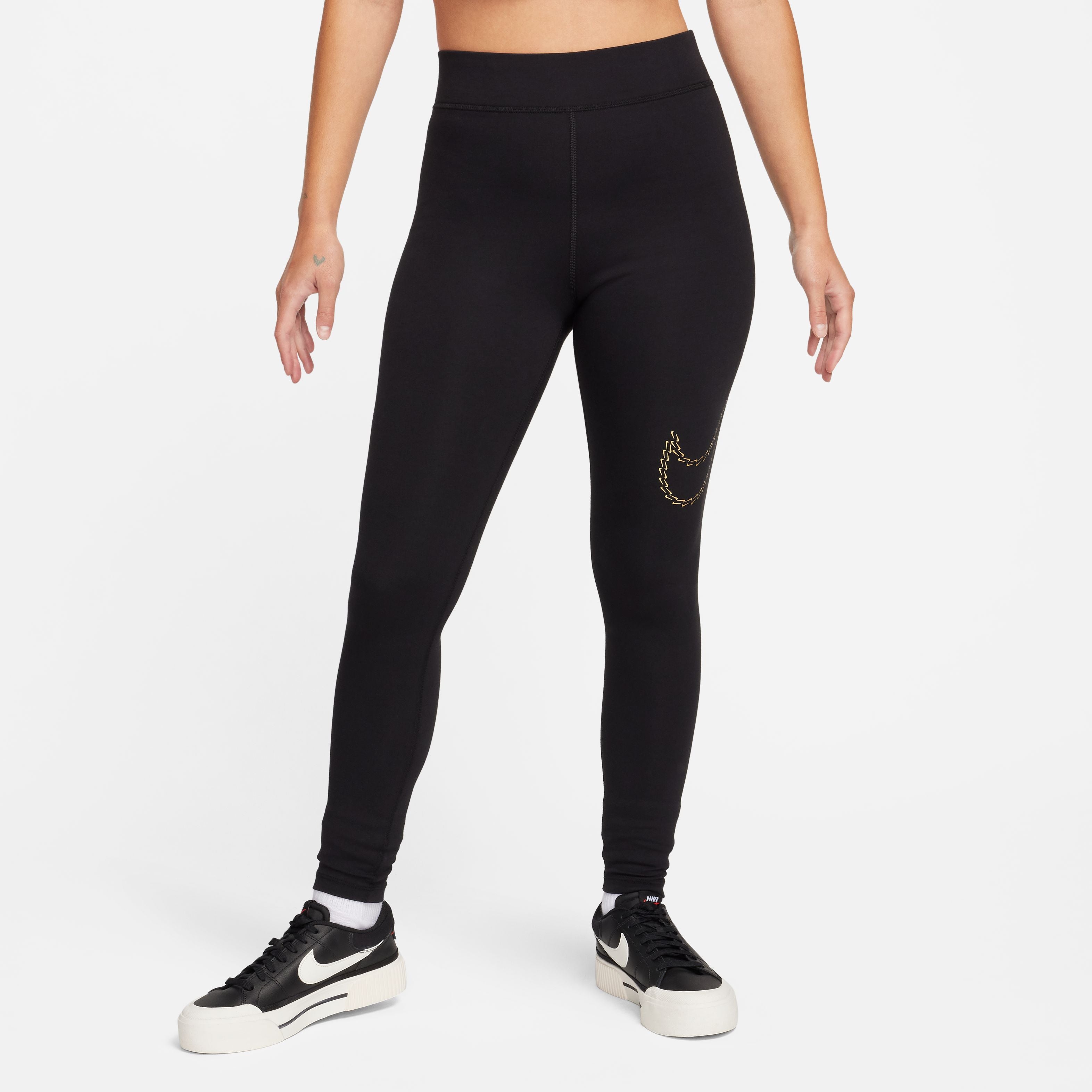 Womens Graphic Logo High Rise Tight