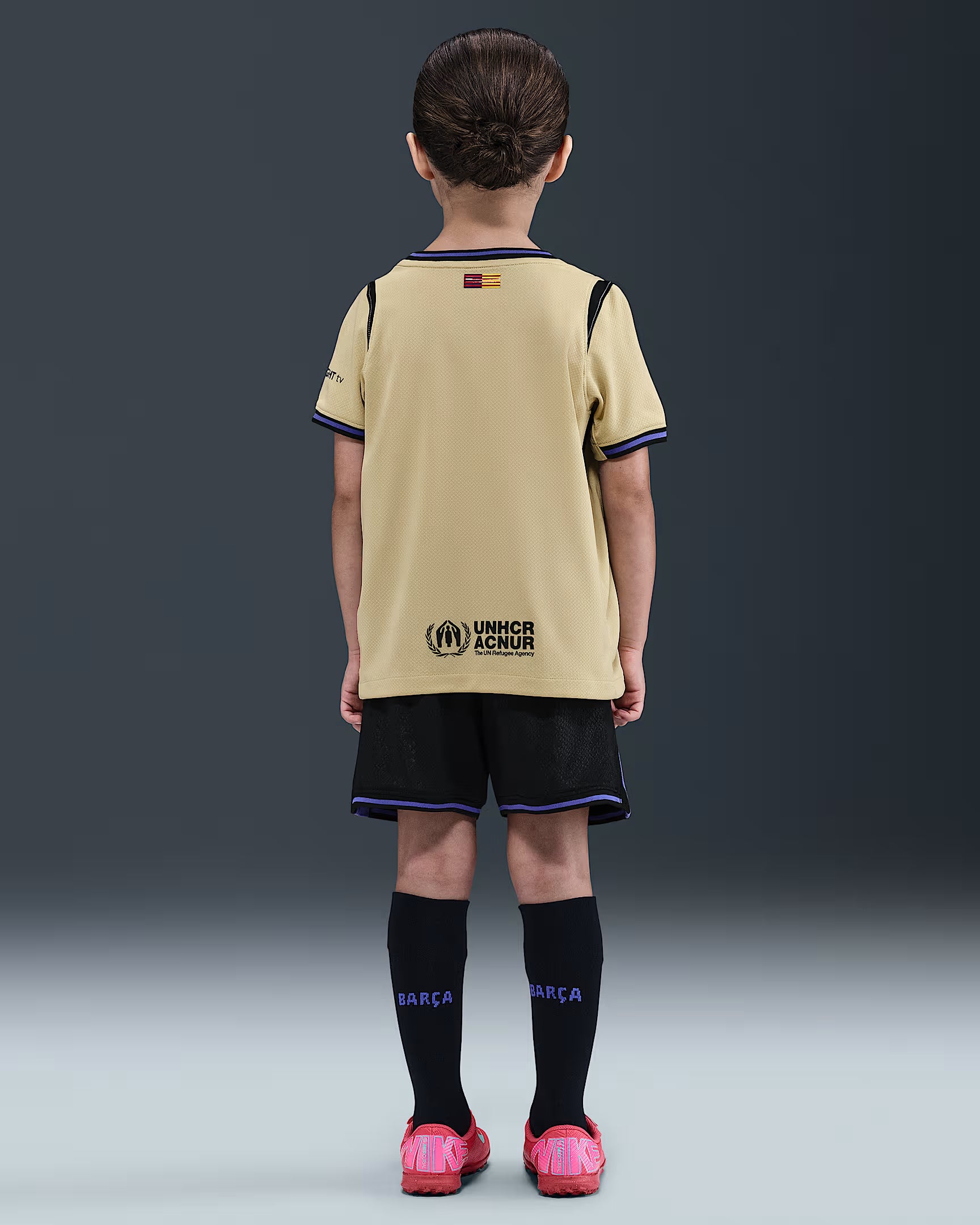 Kids FC Barcelona Away 25/26 Replica Set