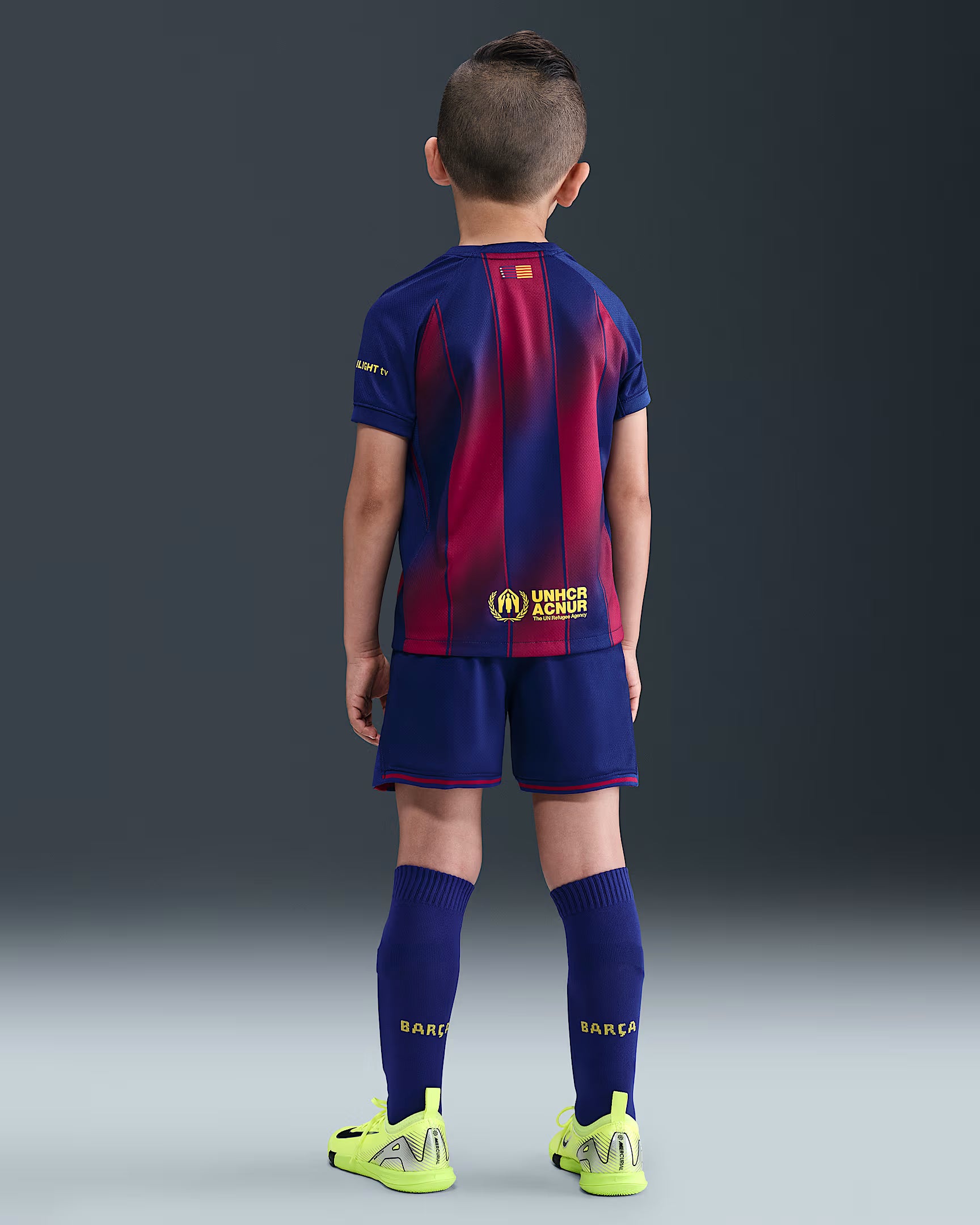 Kids FC Barcelona Home 25/26 Replica Set