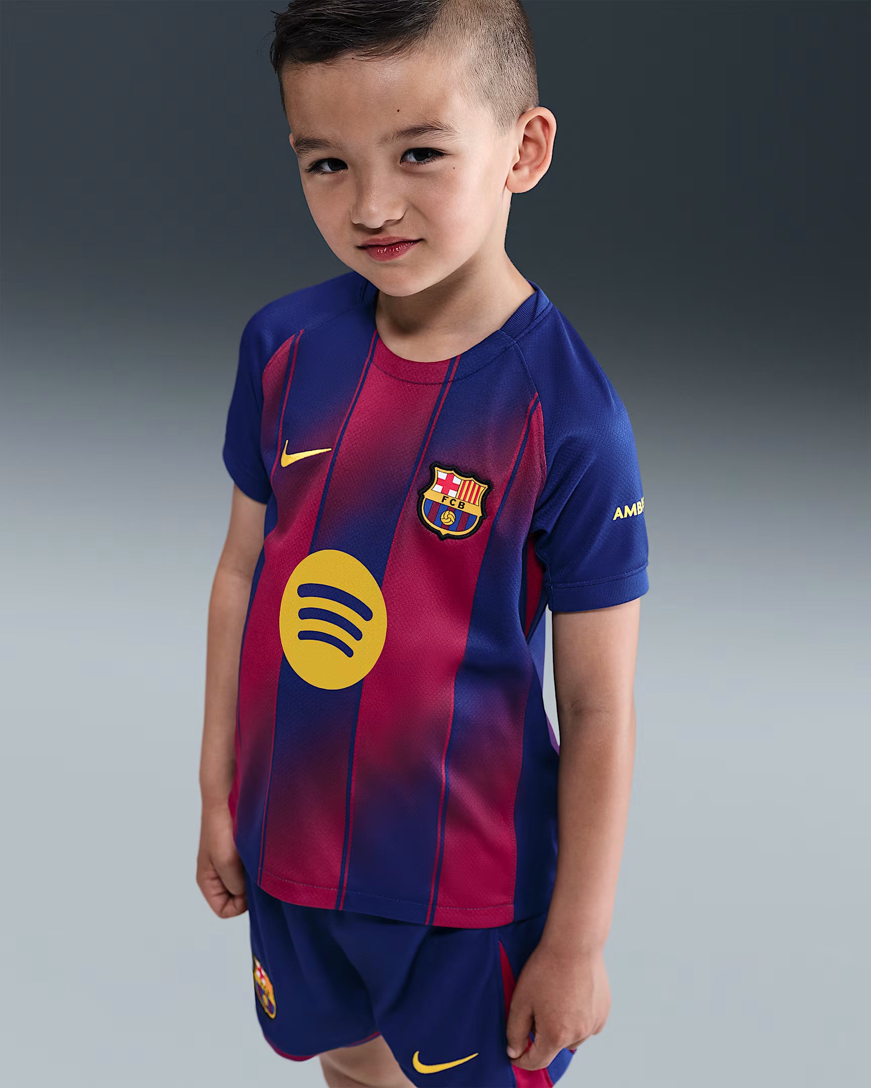 Kids FC Barcelona Home 25/26 Replica Set