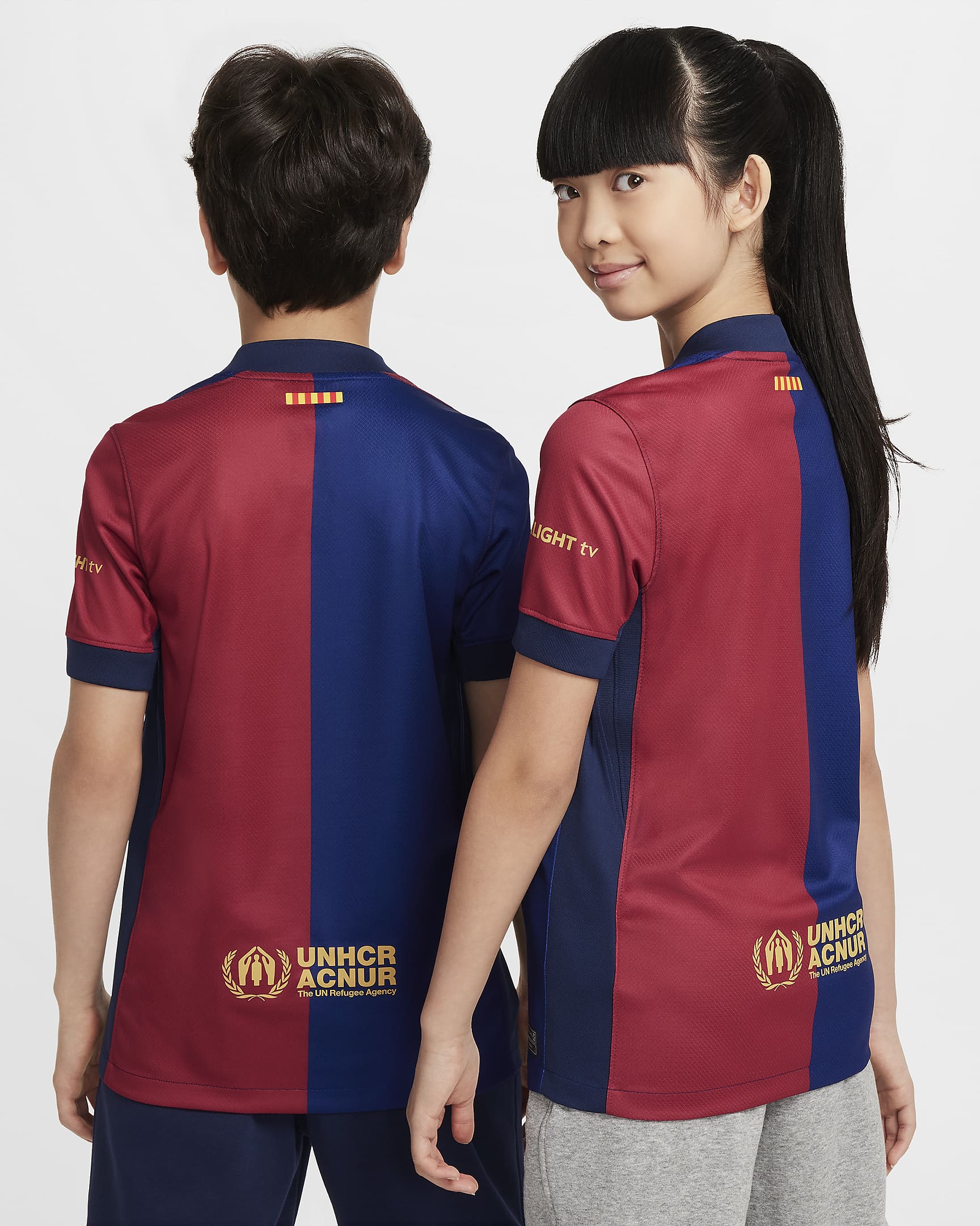 Junior FC Barcelona Home Stadium Jersey 24