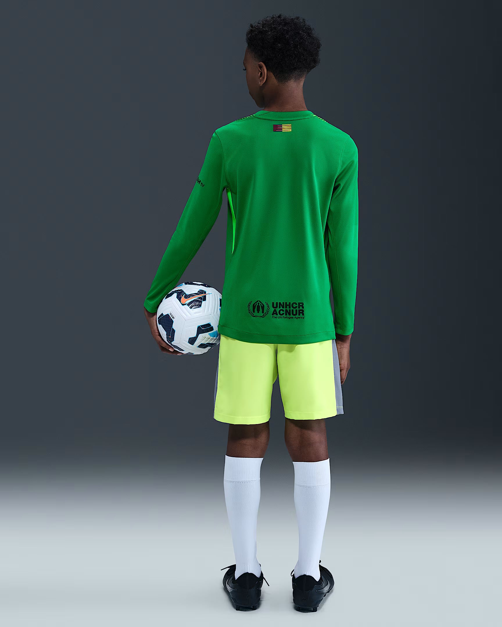 Junior FC Barcelona 25/26 Home Goalkeeper Jersey