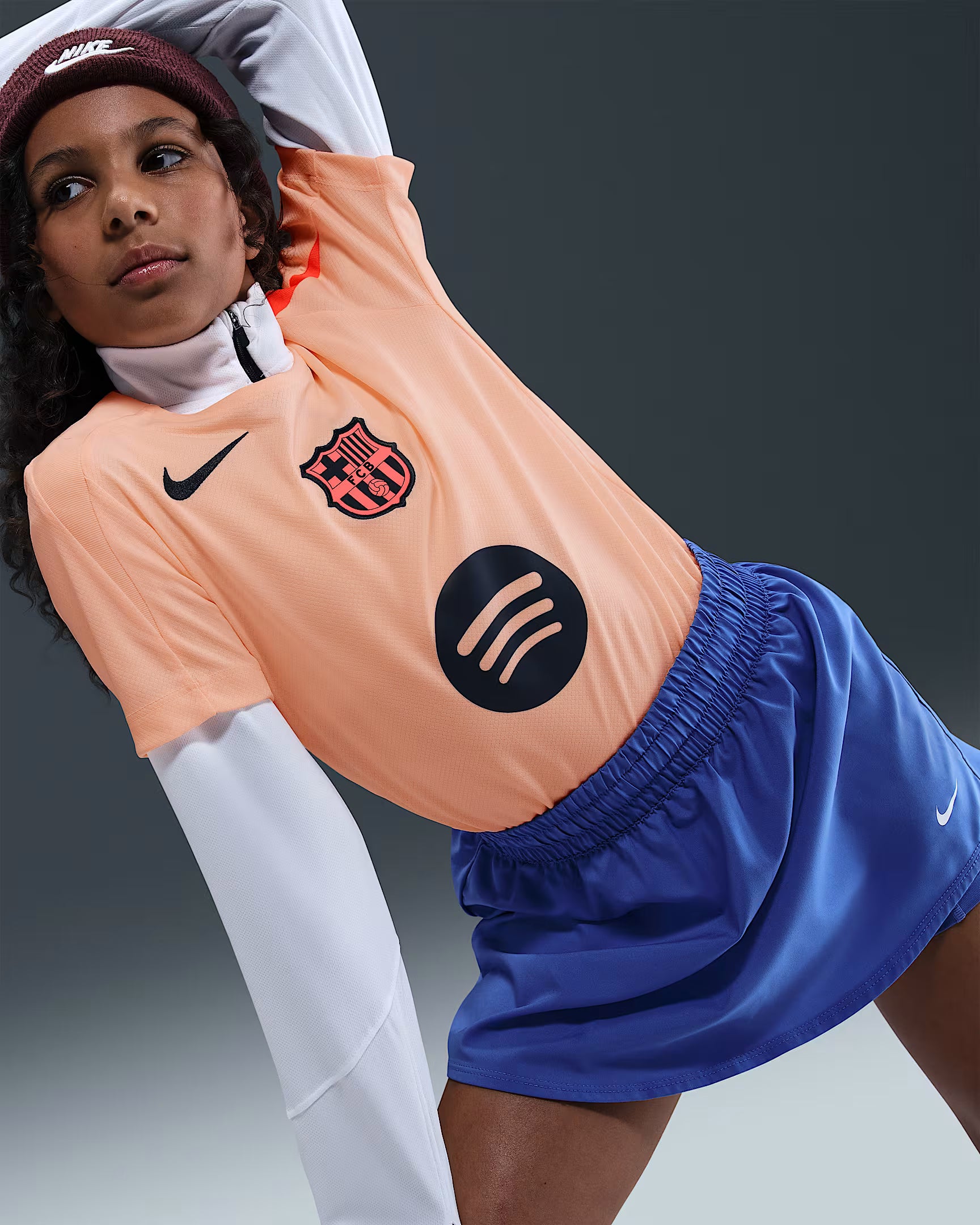 Junior FC Barcelona Third Kit 25/26 Strike SS Top