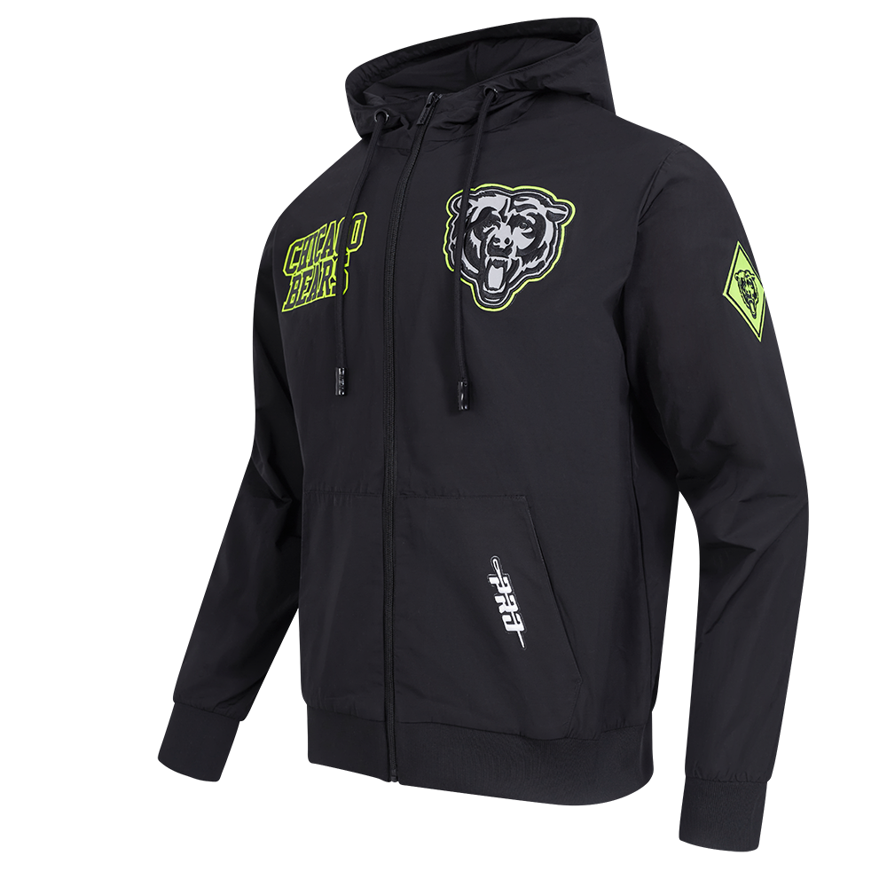 Mens Chicago Bears Hi-Vis Hoodie