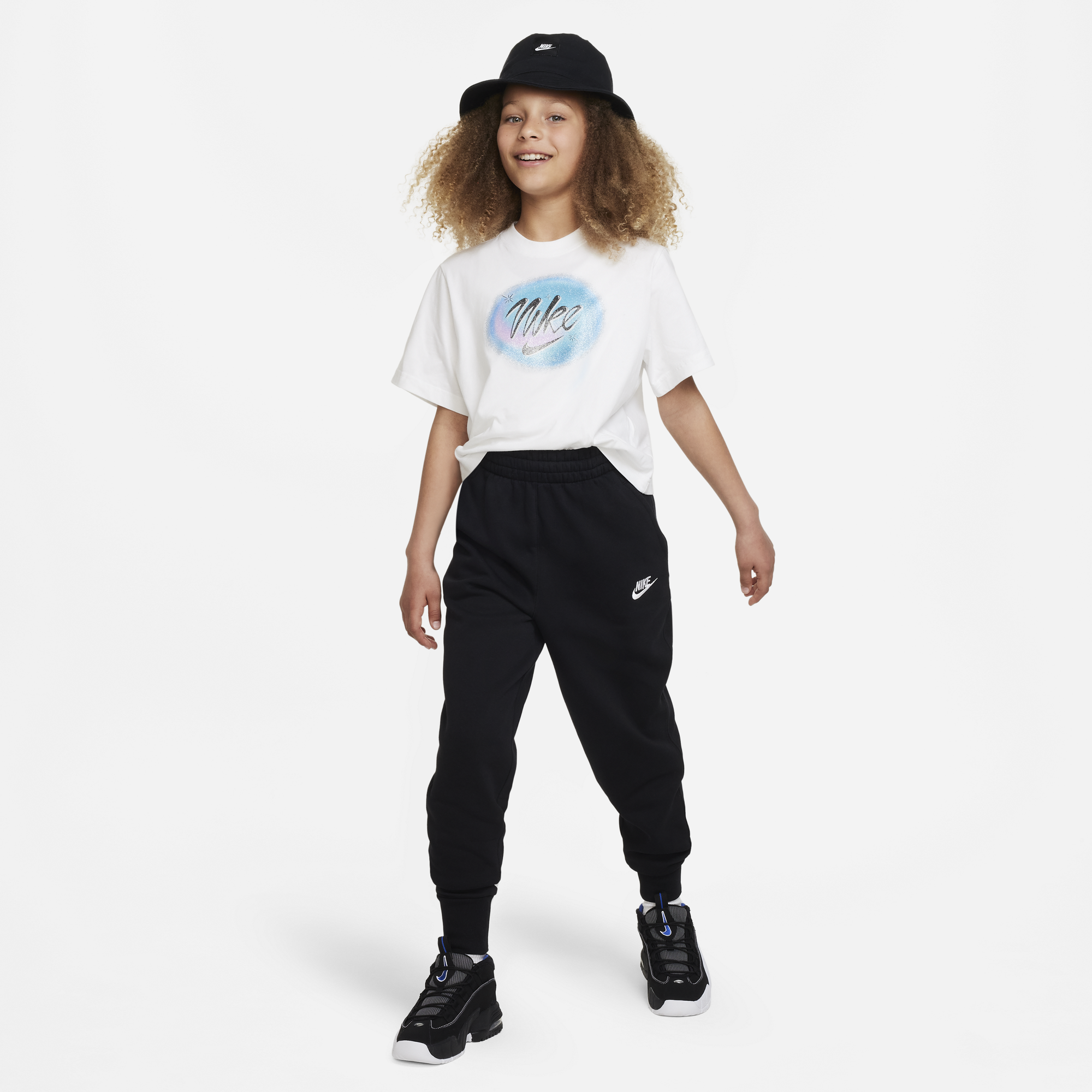 Girls Club Fleece High Rise Cuff Pant