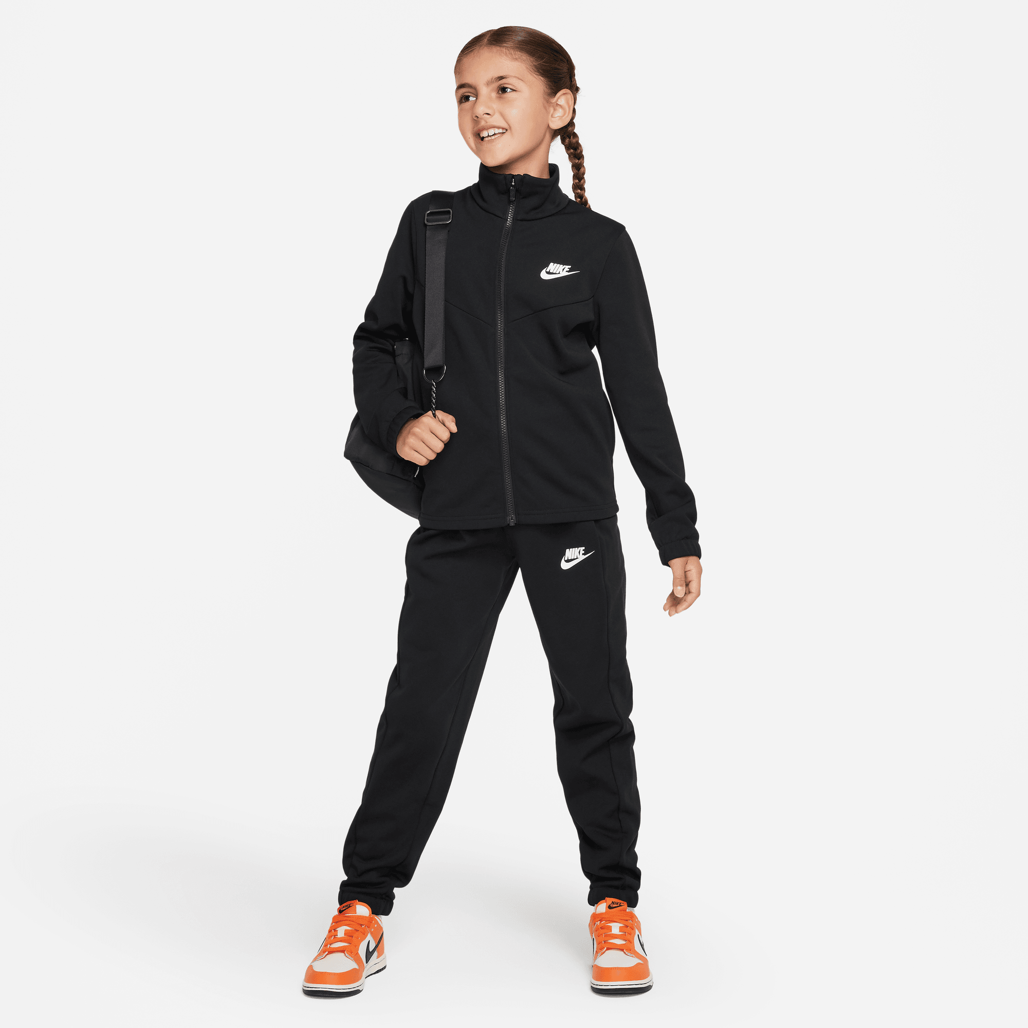 Boys Logo Full Zip Cuff Tracksuit