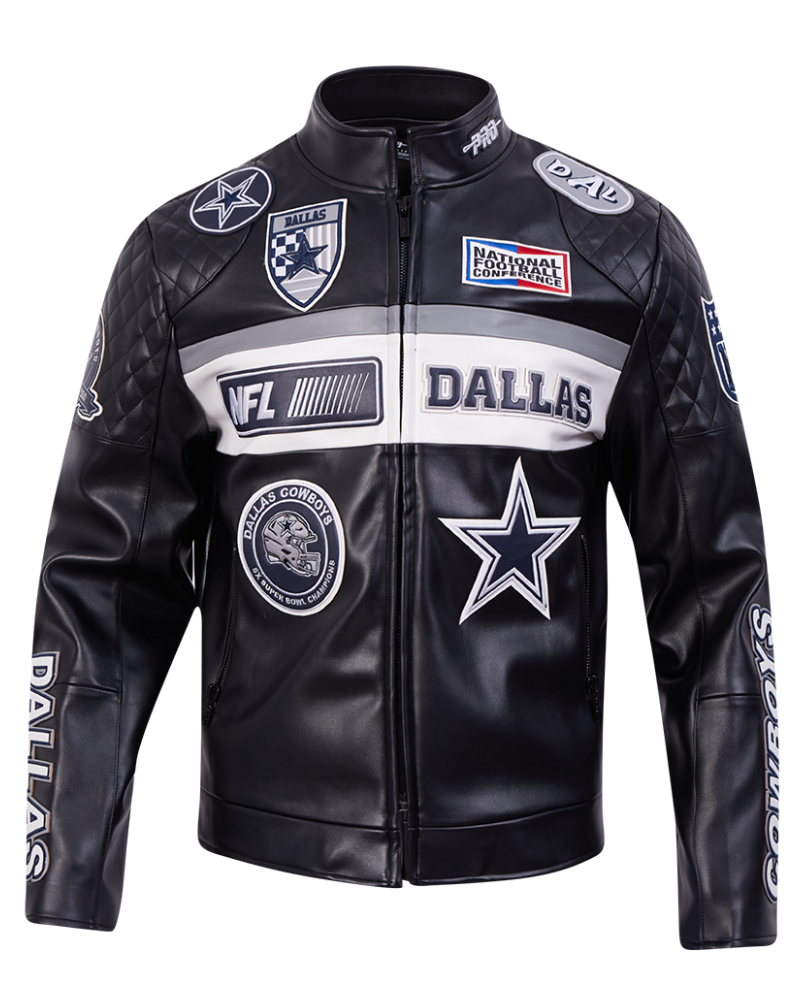 Dallas Cowboys M Moto Jacket