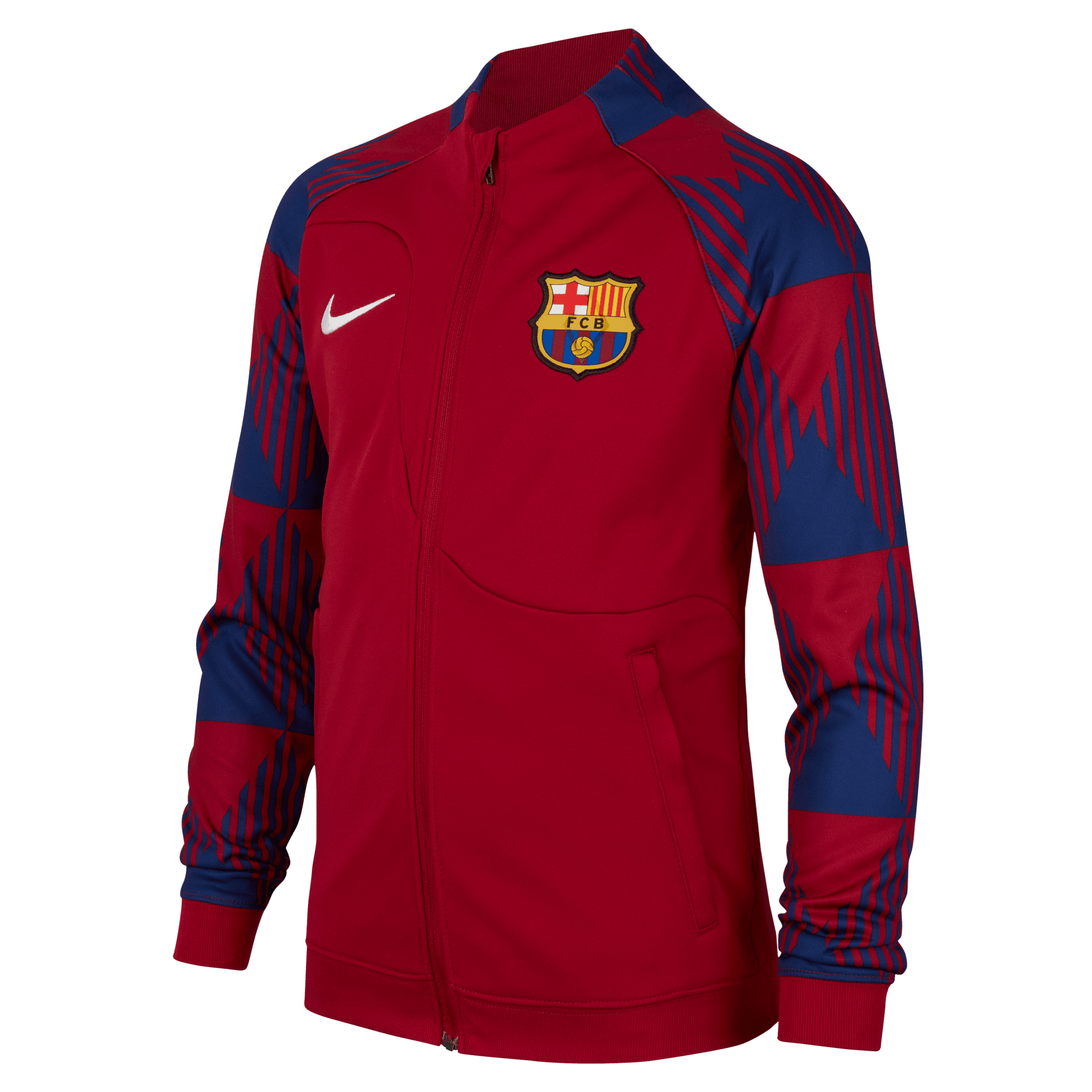 Shop Boys FC Barcelona Academy Pro Anthem Jacket From Nike Online