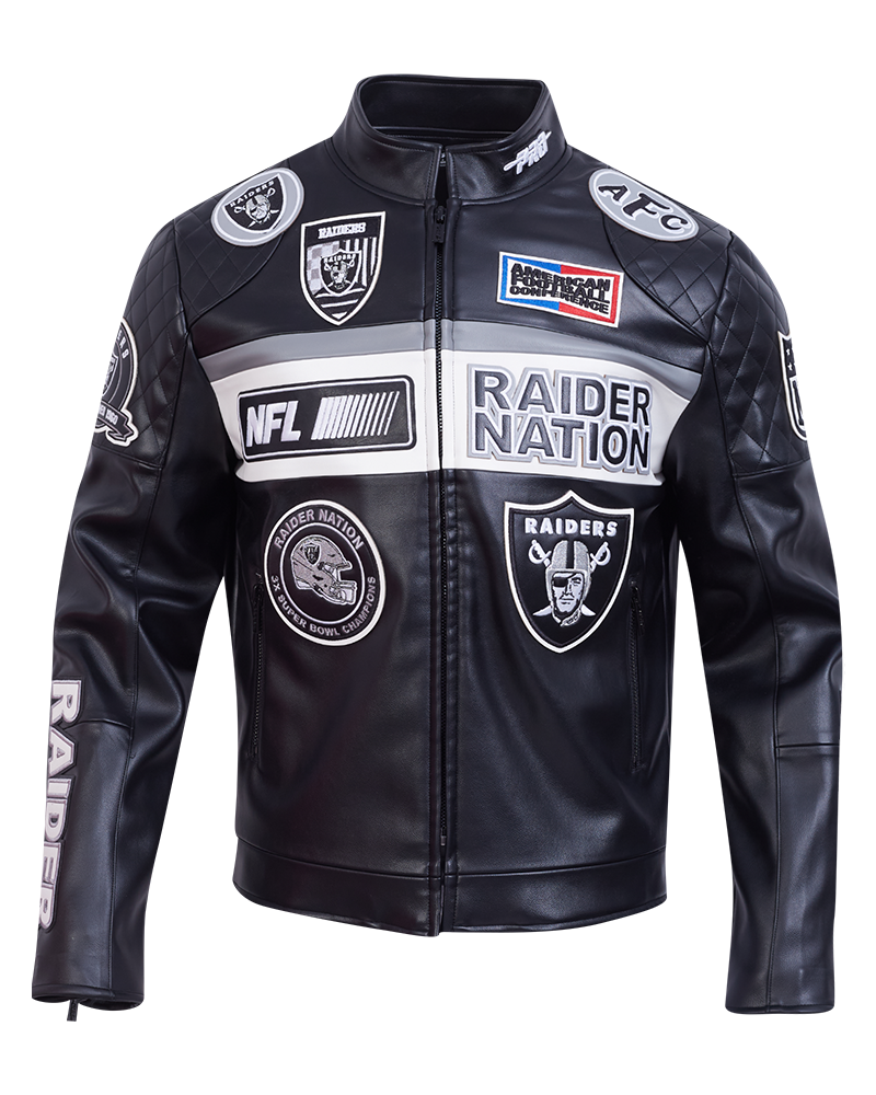 Las Vegas Raiders M Moto Jacket