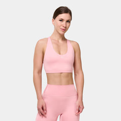 Womens Essential Crossback Medium Impact Sports Bra