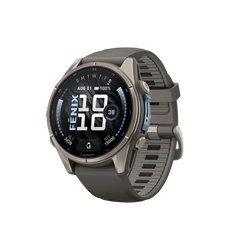 Fenix 9 Amoled Titanium With Pebble Gray Silicon Band 43 MM