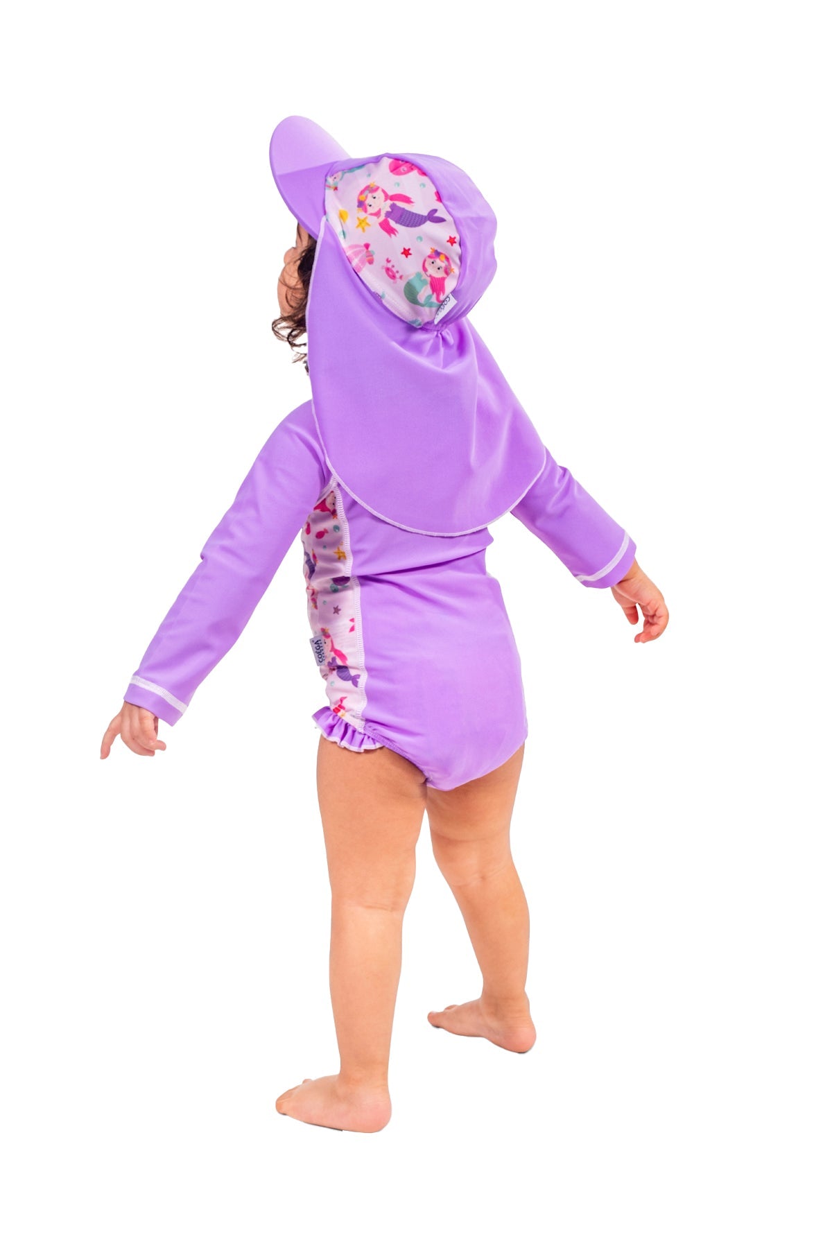 Baby Pink Pirated Printed Swim Cap