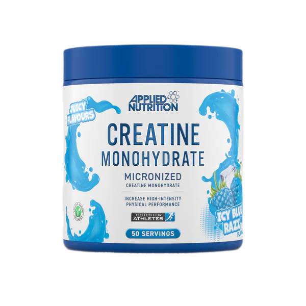 Applied Nutrition Creatine Monohydrate Powder Blue Raspberry 250 Grams ...