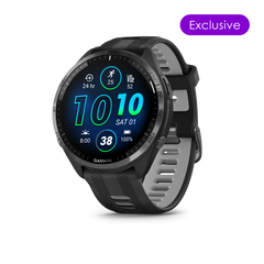 Forerunner 965 Grey Titanium Bezel Black GPS Running Watch