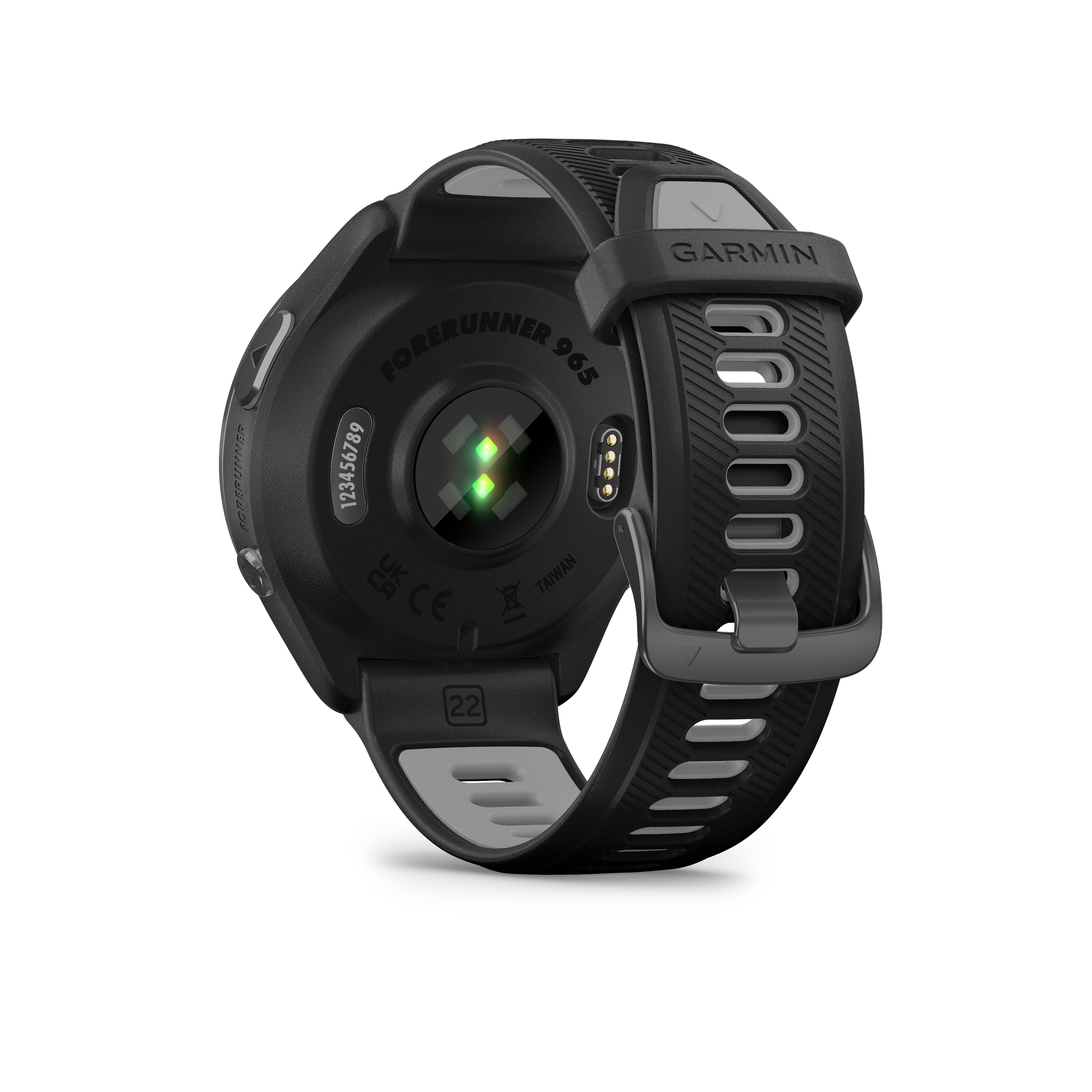 Forerunner 965 Grey Titanium Bezel Black GPS Running Watch