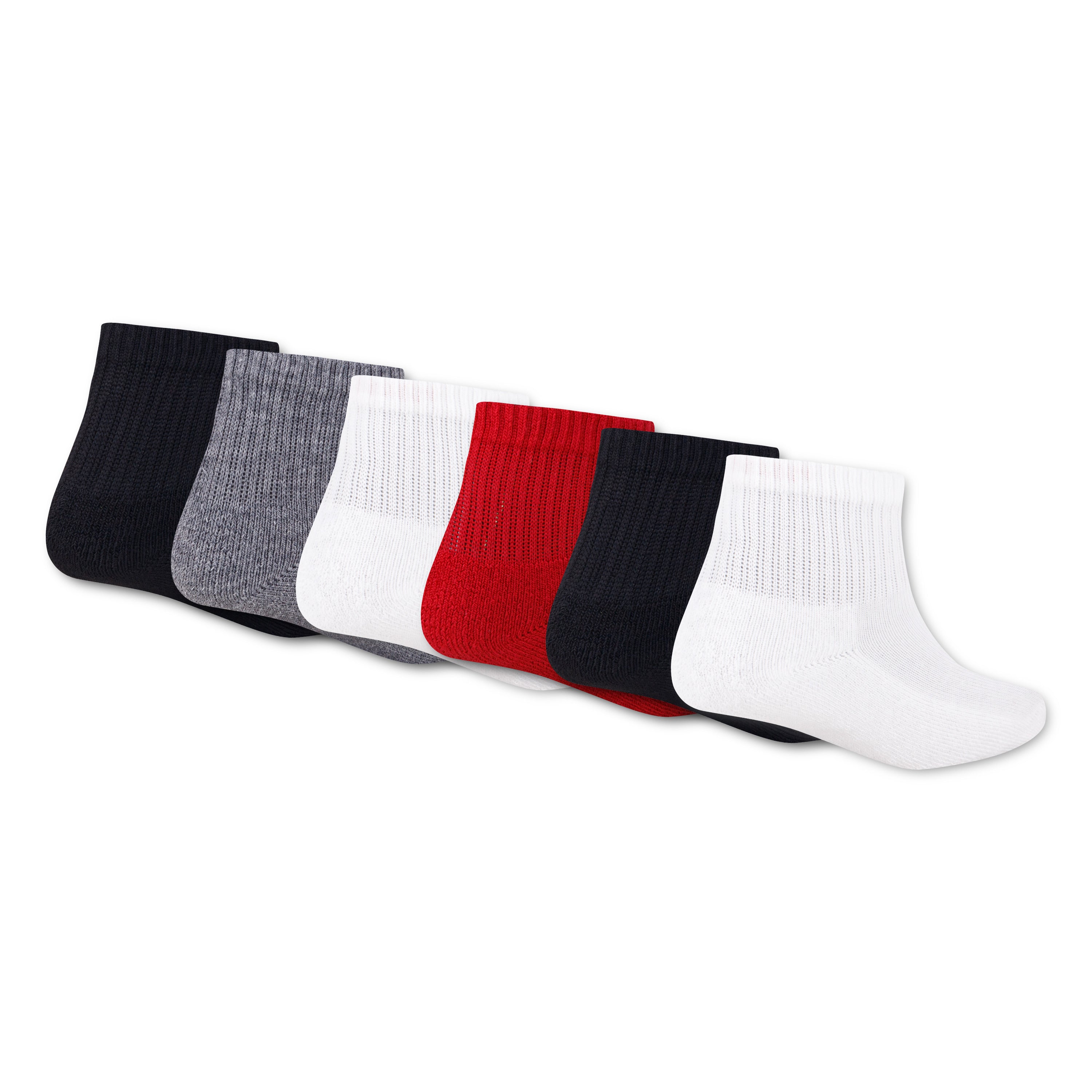 6 Pack Kids Jordan Essential Monogram Ankle Socks