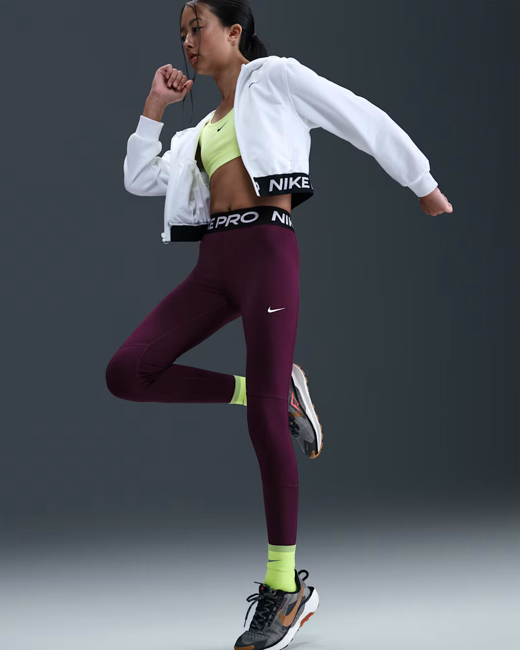 Junior Girls Nike Dri Fit Training Tights