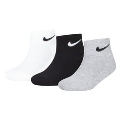 3 Pack Kids Basic Quarter Socks