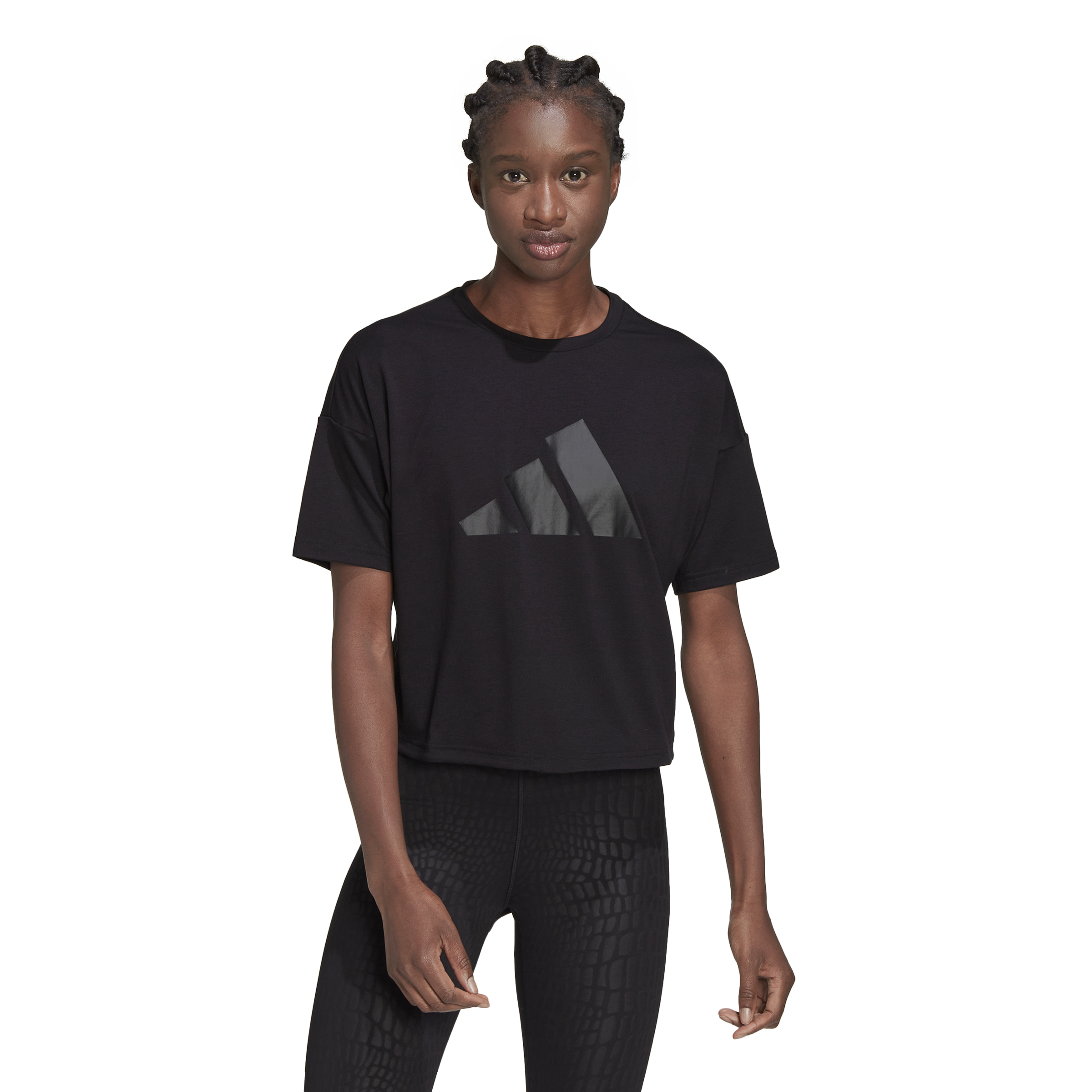 Womens Train Icons 3 Bar Short Sleeve T-Shirt