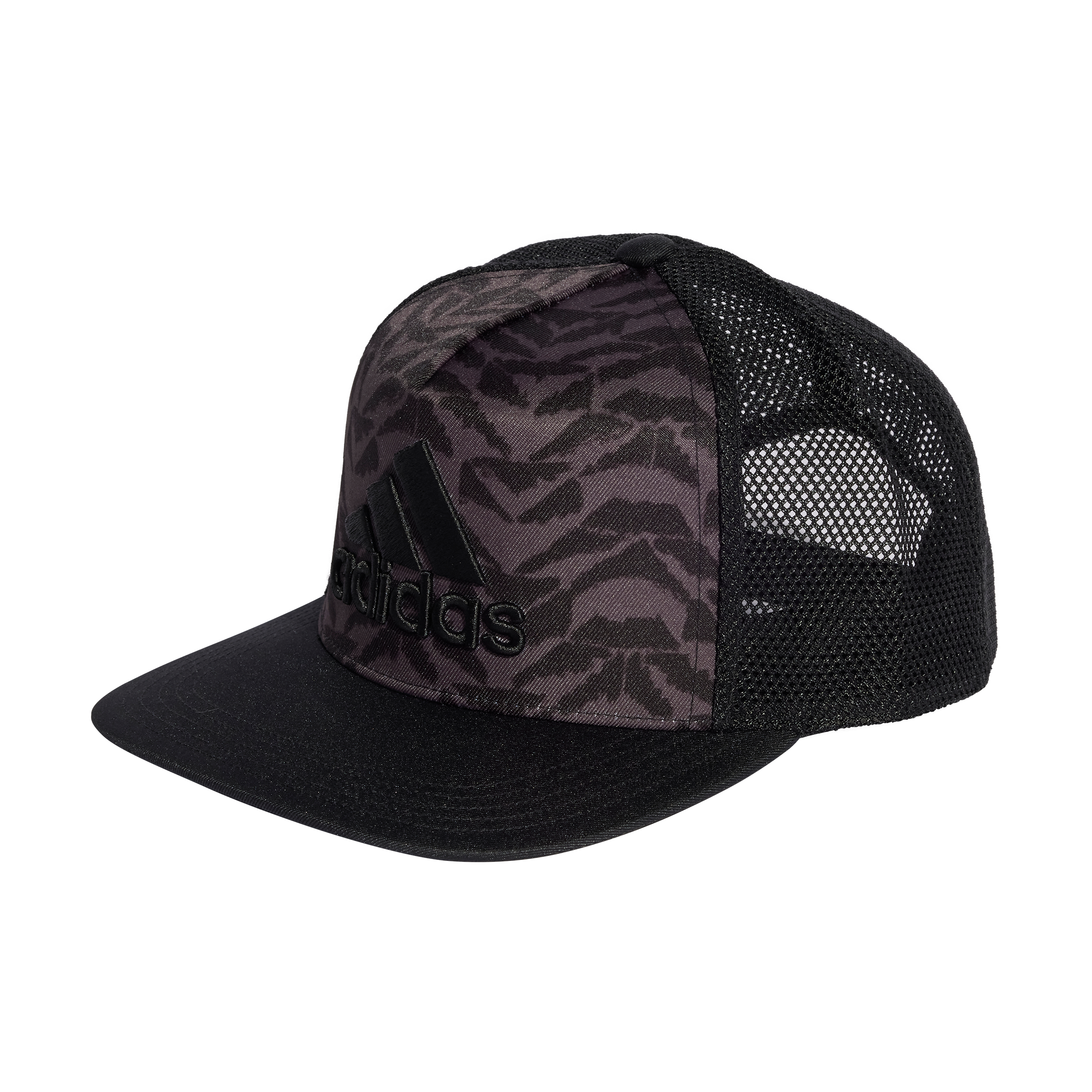 Unisex Adjustable Flat Trucker Cap
