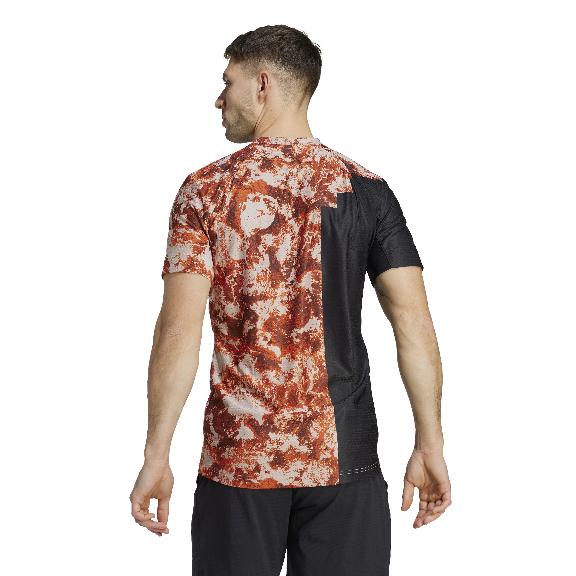 Mens Pariis Printed Tennis Short Sleeve T-Shirt