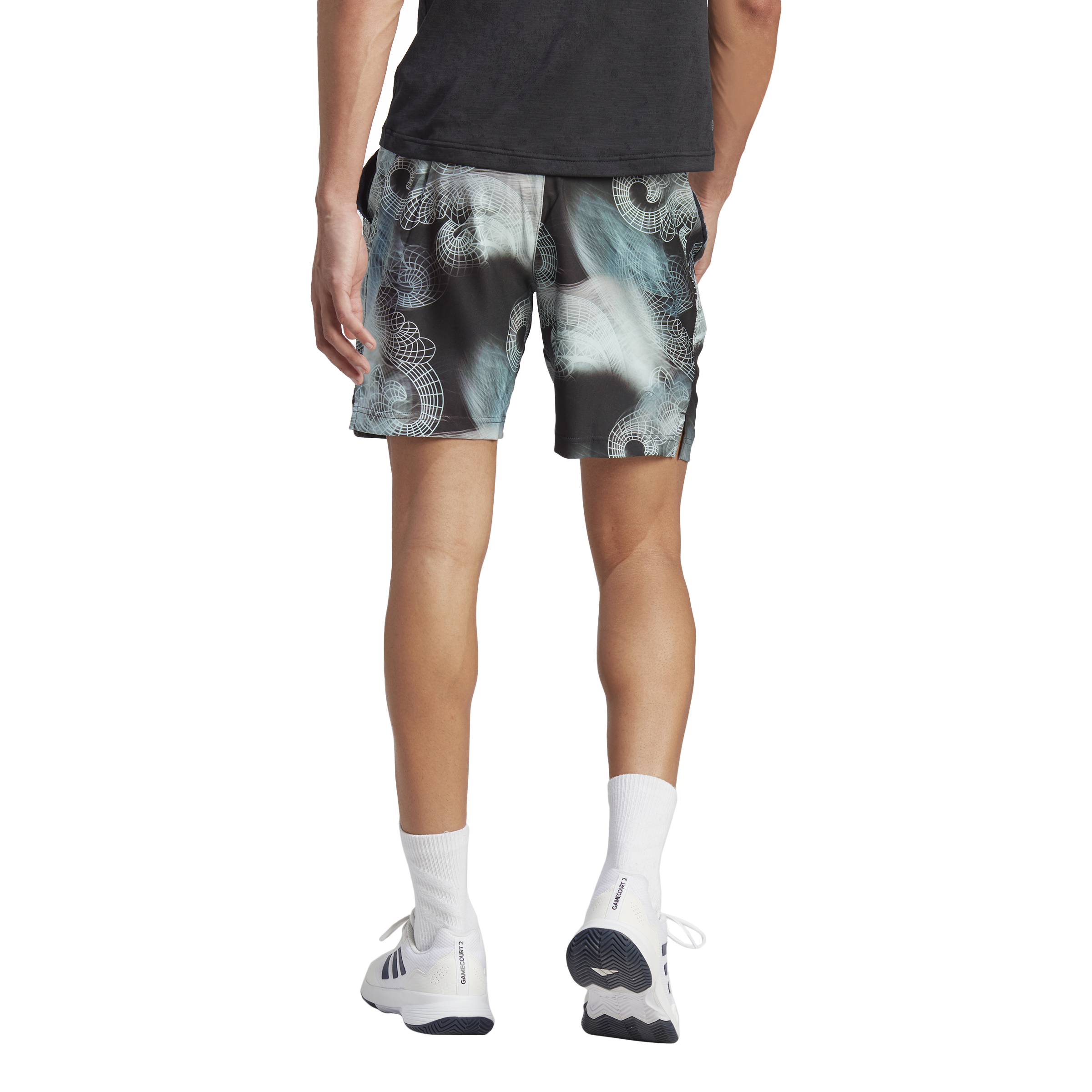 Mens Pro Printed Tennis Short