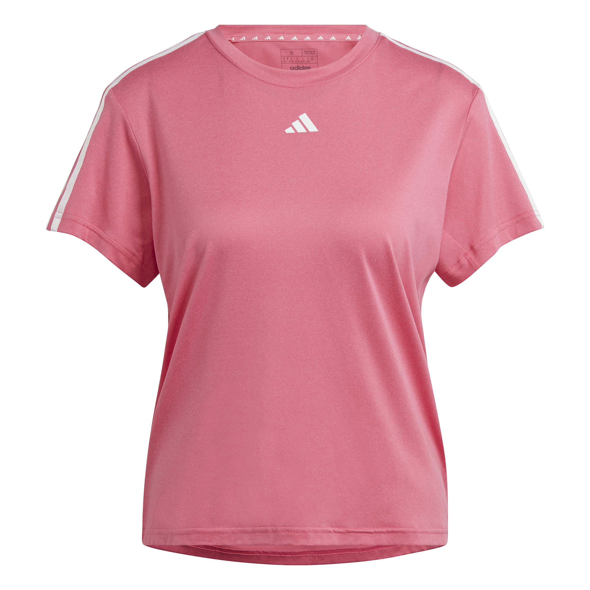 Womens Train Essential 3 Stripes Short Sleeve T-Shirt