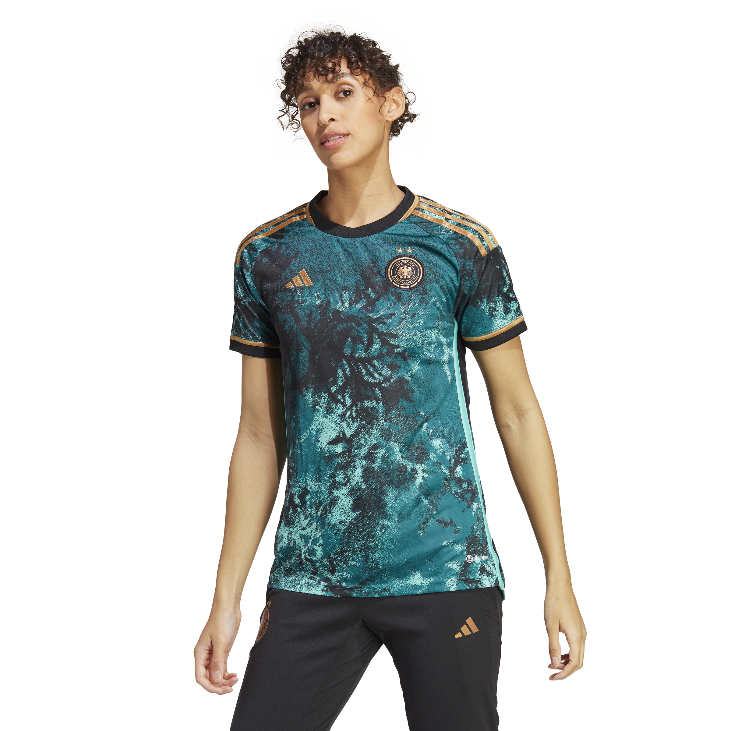 Womens Germany World Cup 2023 Away Replica Jersey