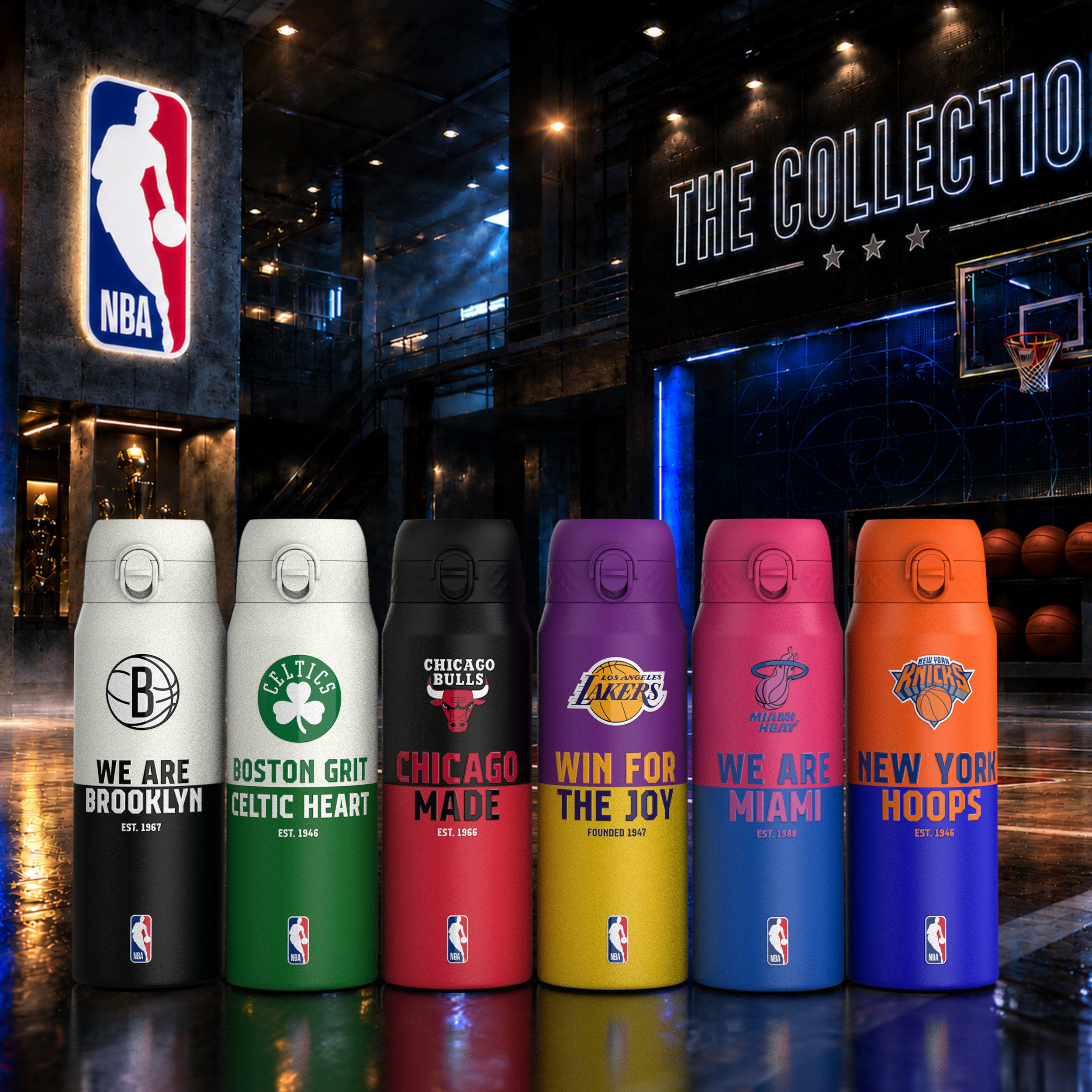 Boston Celtics 50 Series 750ml Insulated Water Bottle