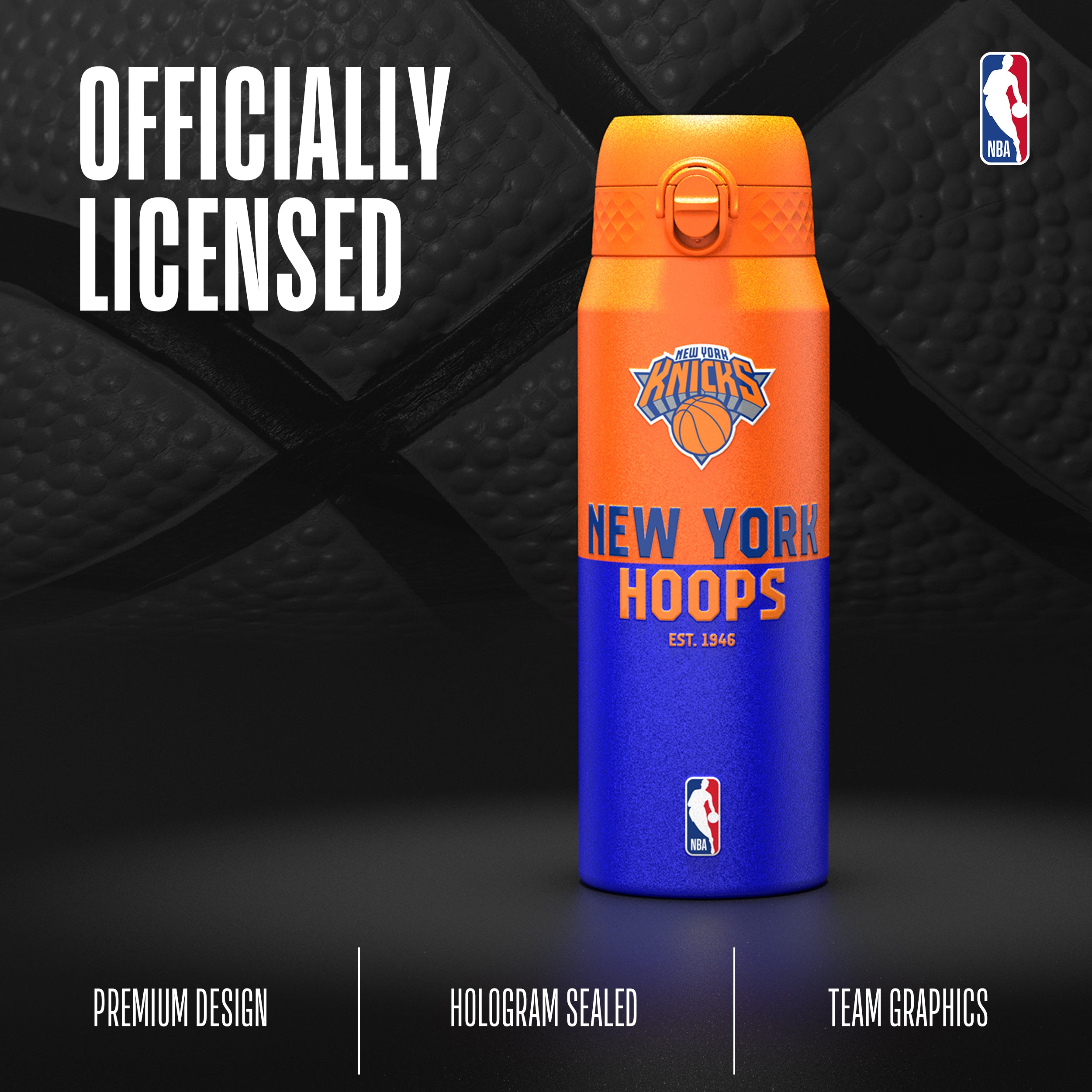 New York Knicks 50 Series 750ml Insulated Water Bottle