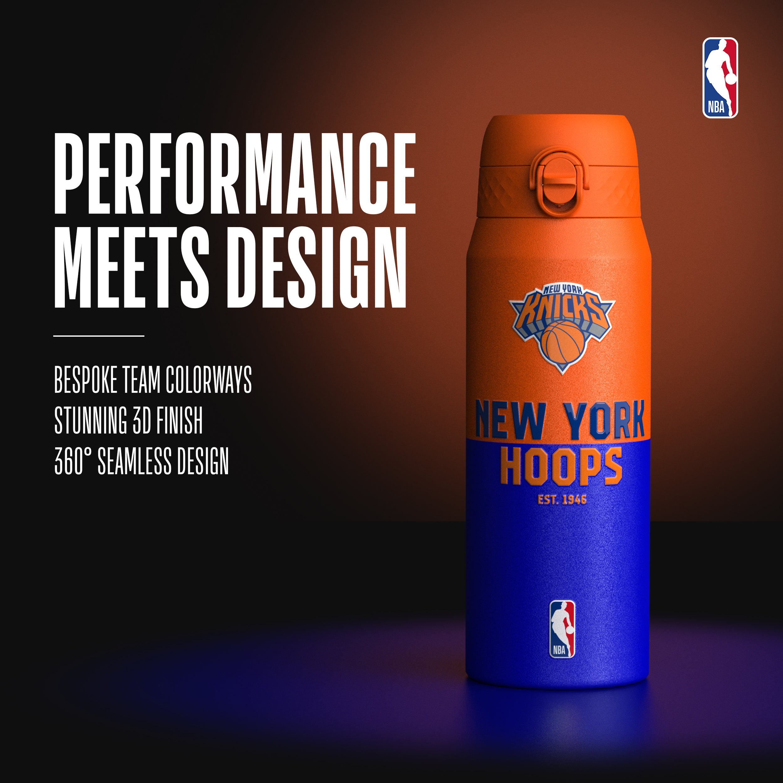 New York Knicks 50 Series 750ml Insulated Water Bottle
