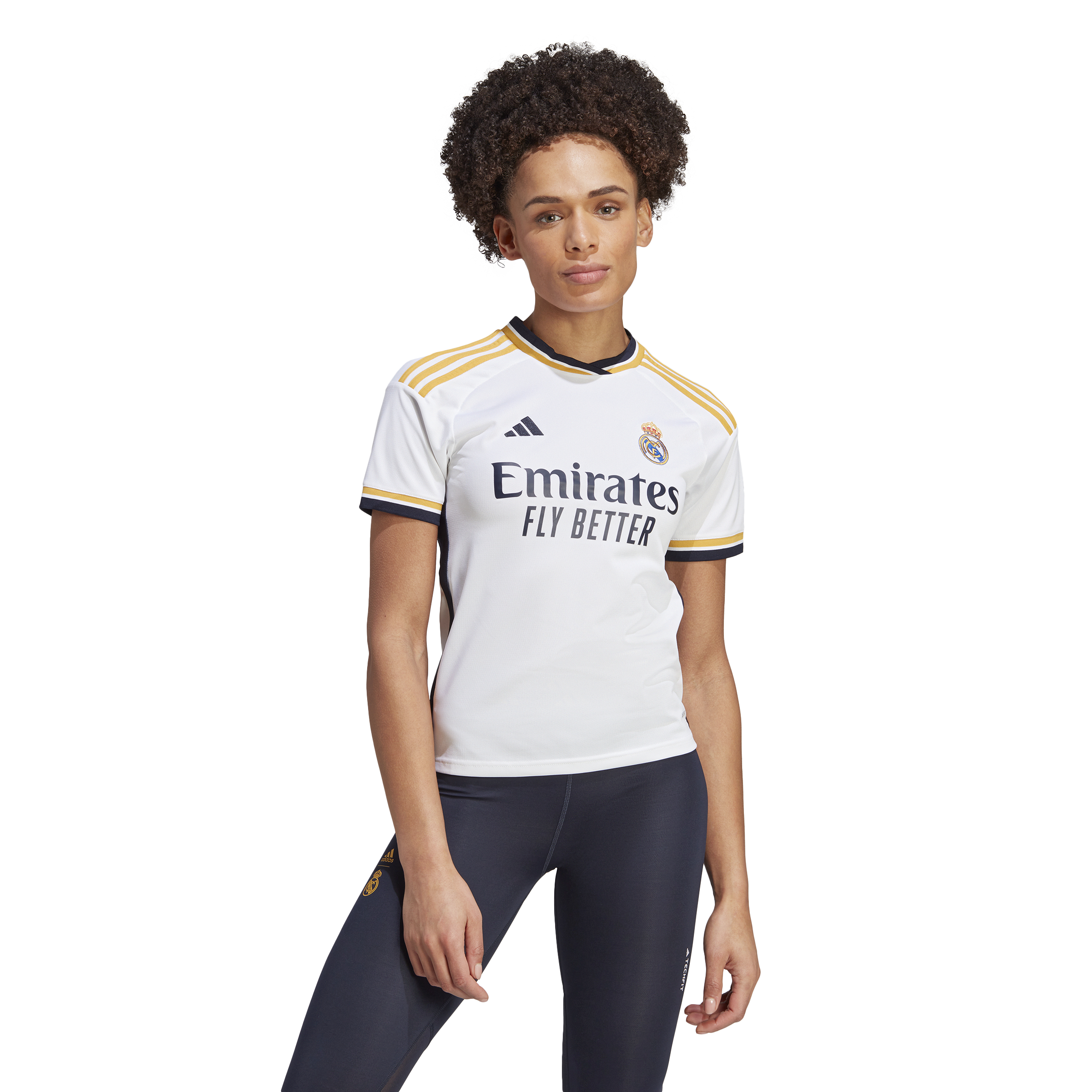 Womens Real Madrid CF Home Replica Jersey 23/24