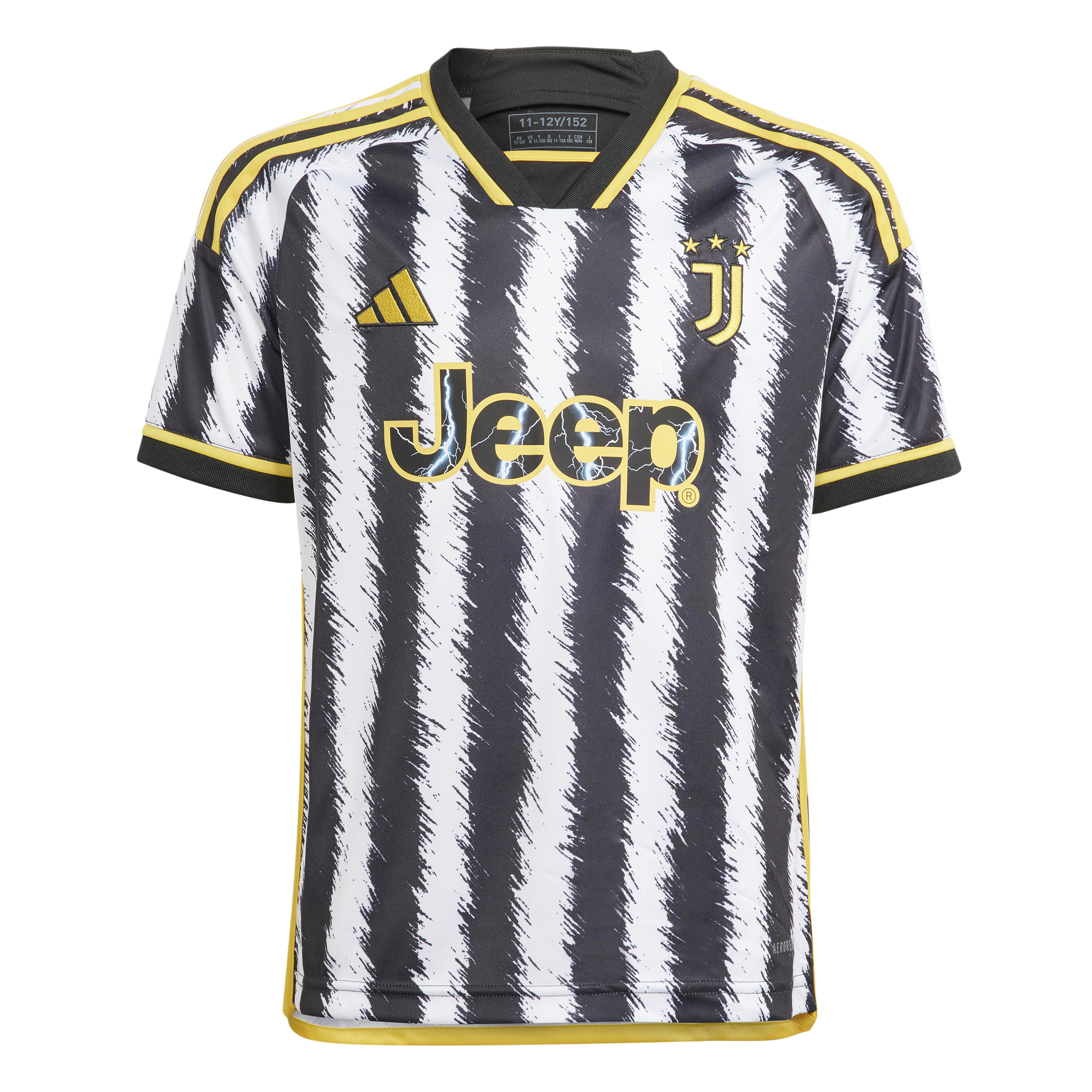 Junior Juventus FC Home Replica Jersey 23/24