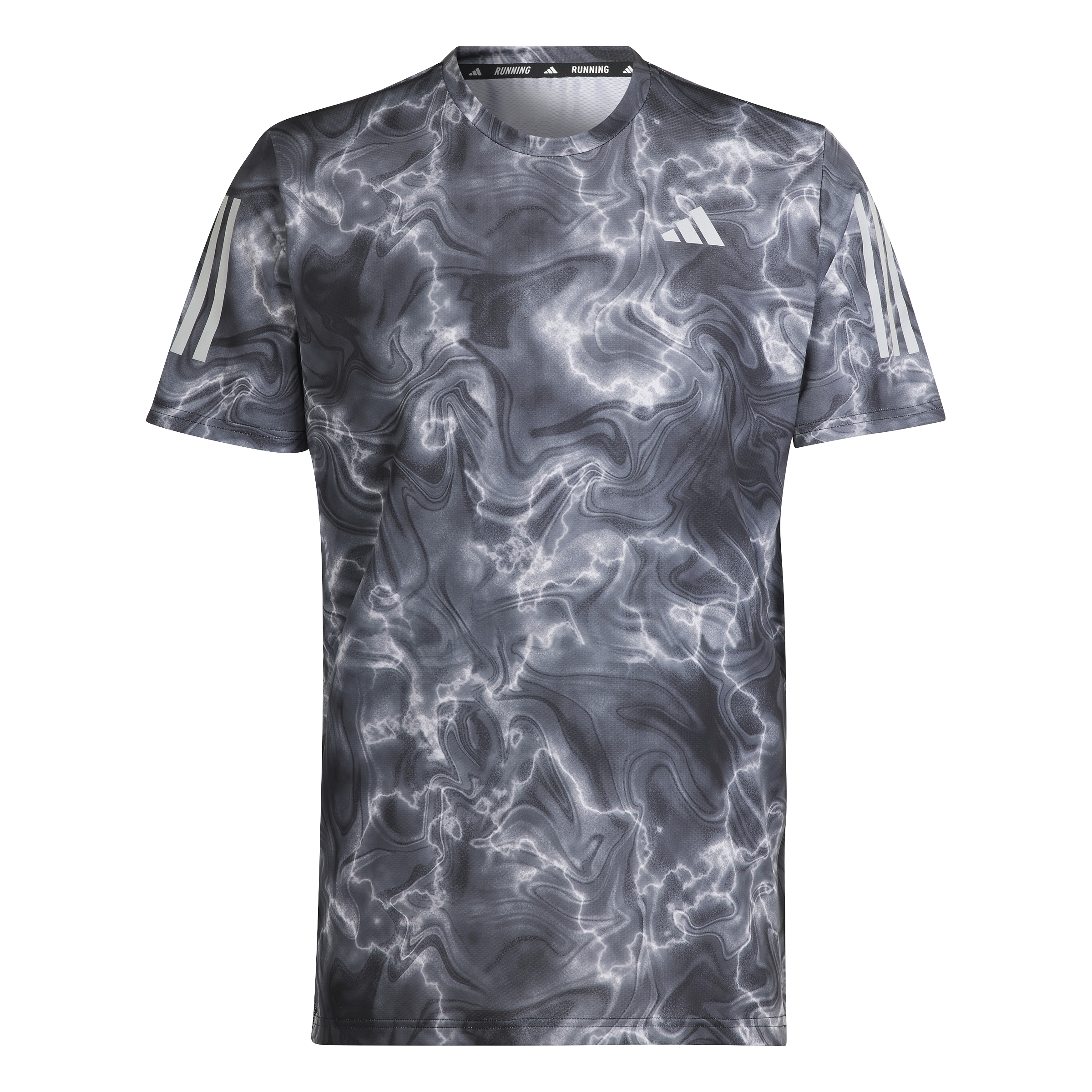 Mens Own The Run Printed Short Sleeve T-Shirt