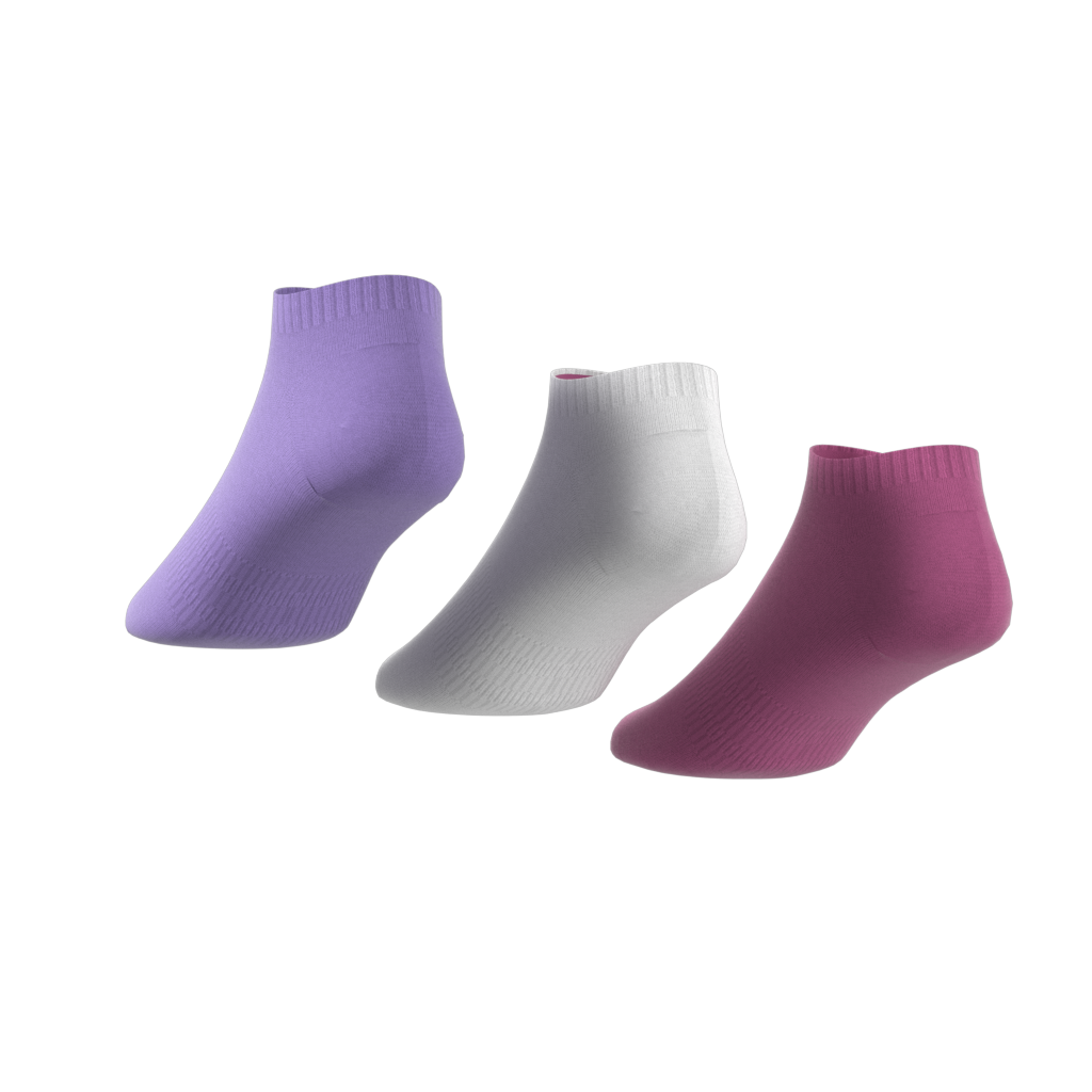 Kids 3 Pack Cushioned Low Cut Socks