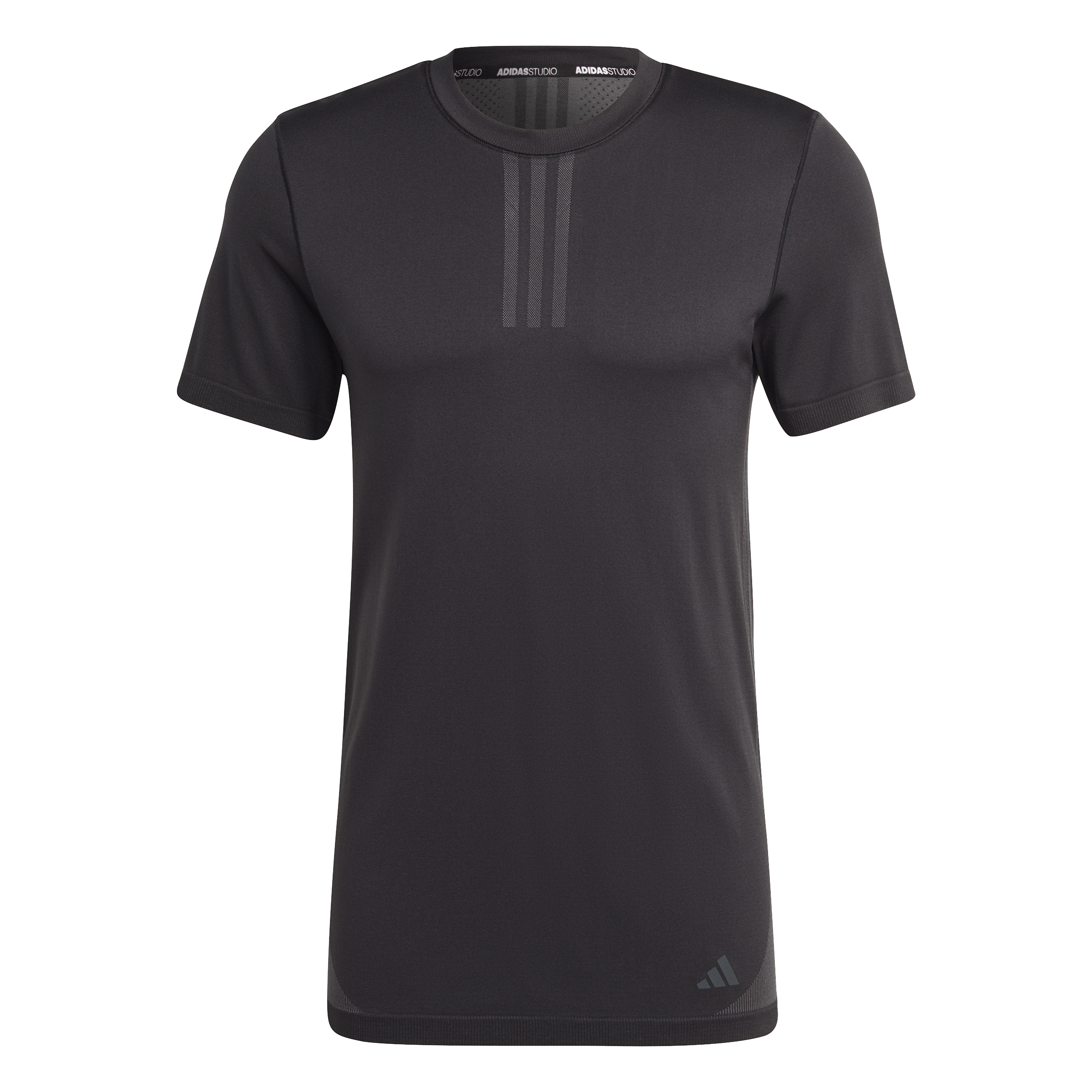 Mens Yoga Base Seamless Shoer Sleeve T-Shirt