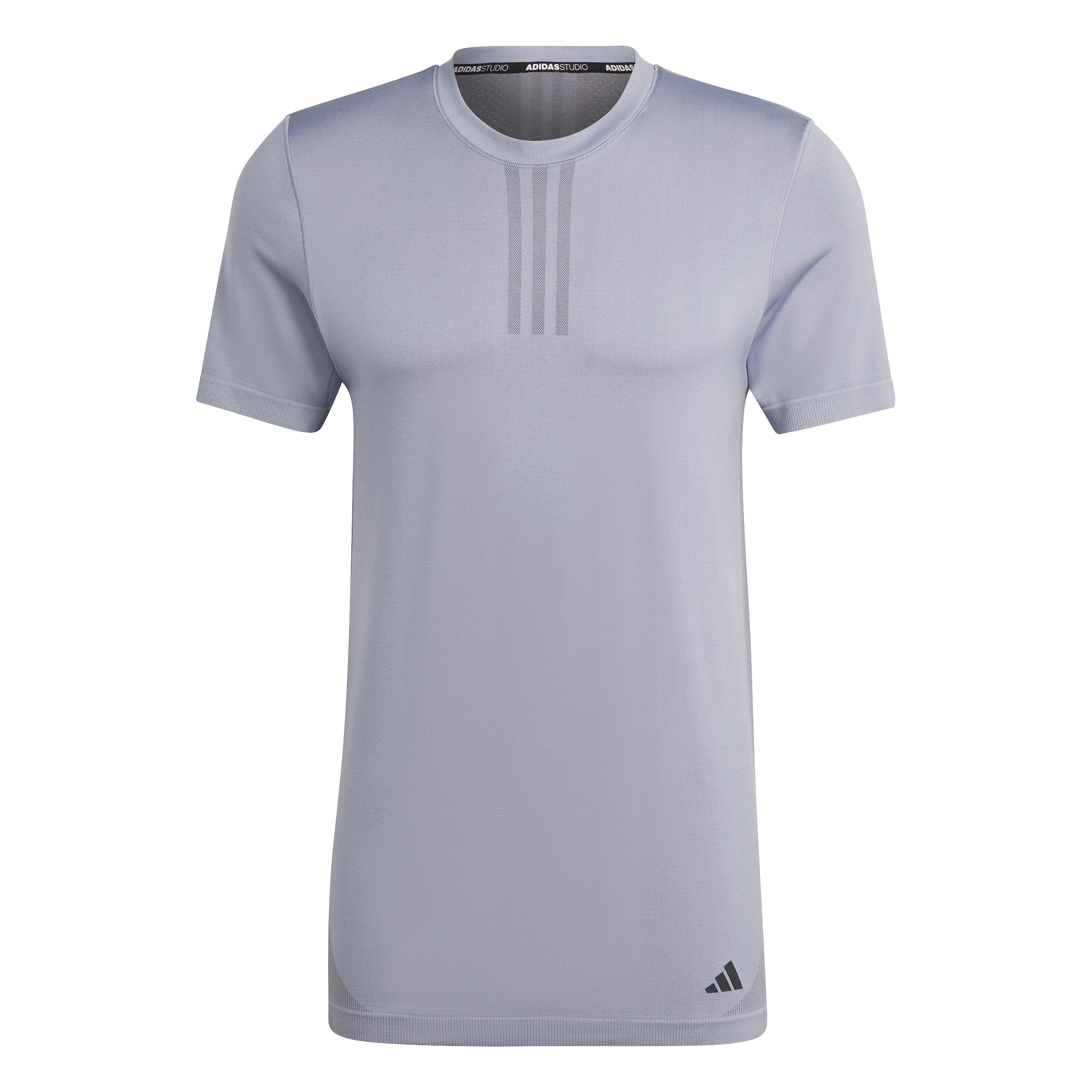 Mens Yoga Base Seamless Shoer Sleeve T-Shirt