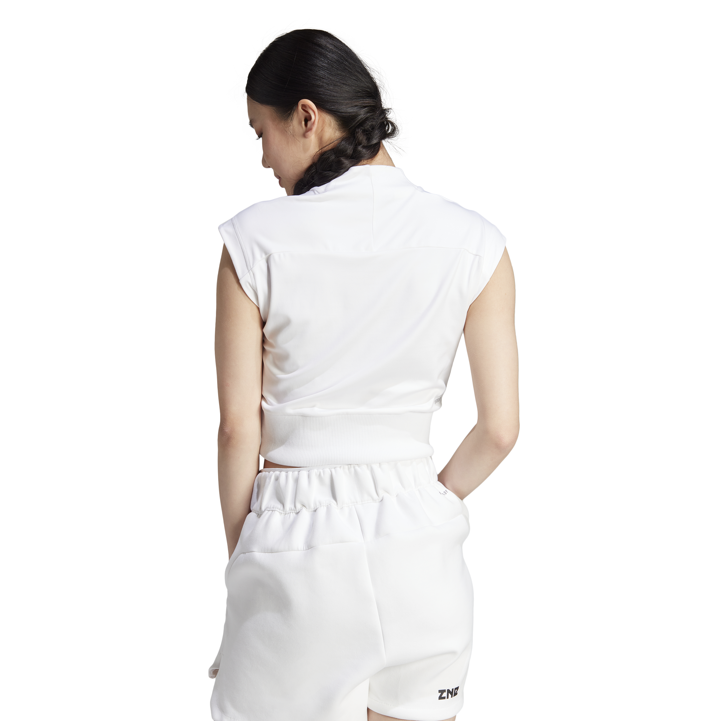 Womens ZNE Fitted Crop Short Sleeve T-Shirt