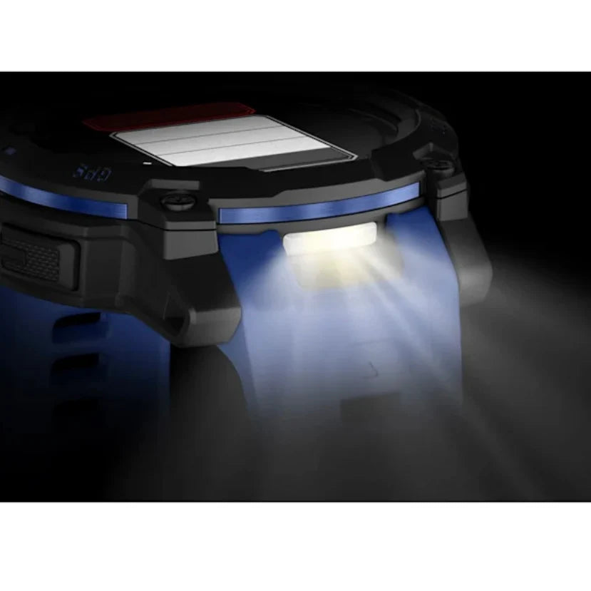 Instinct 3 Amoled Black Bolt Blue Black Silicone Band 45 MM