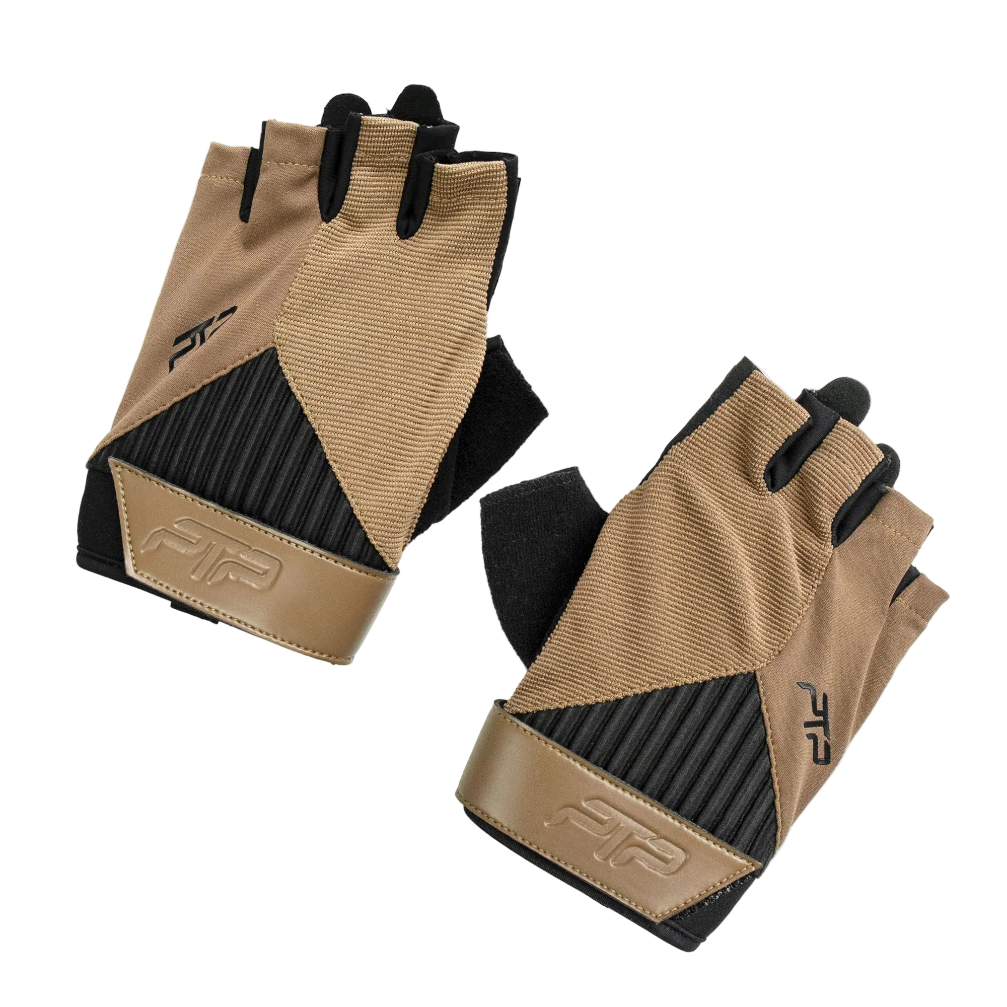 Low-Impact Luxe Bronze Fitness Gloves