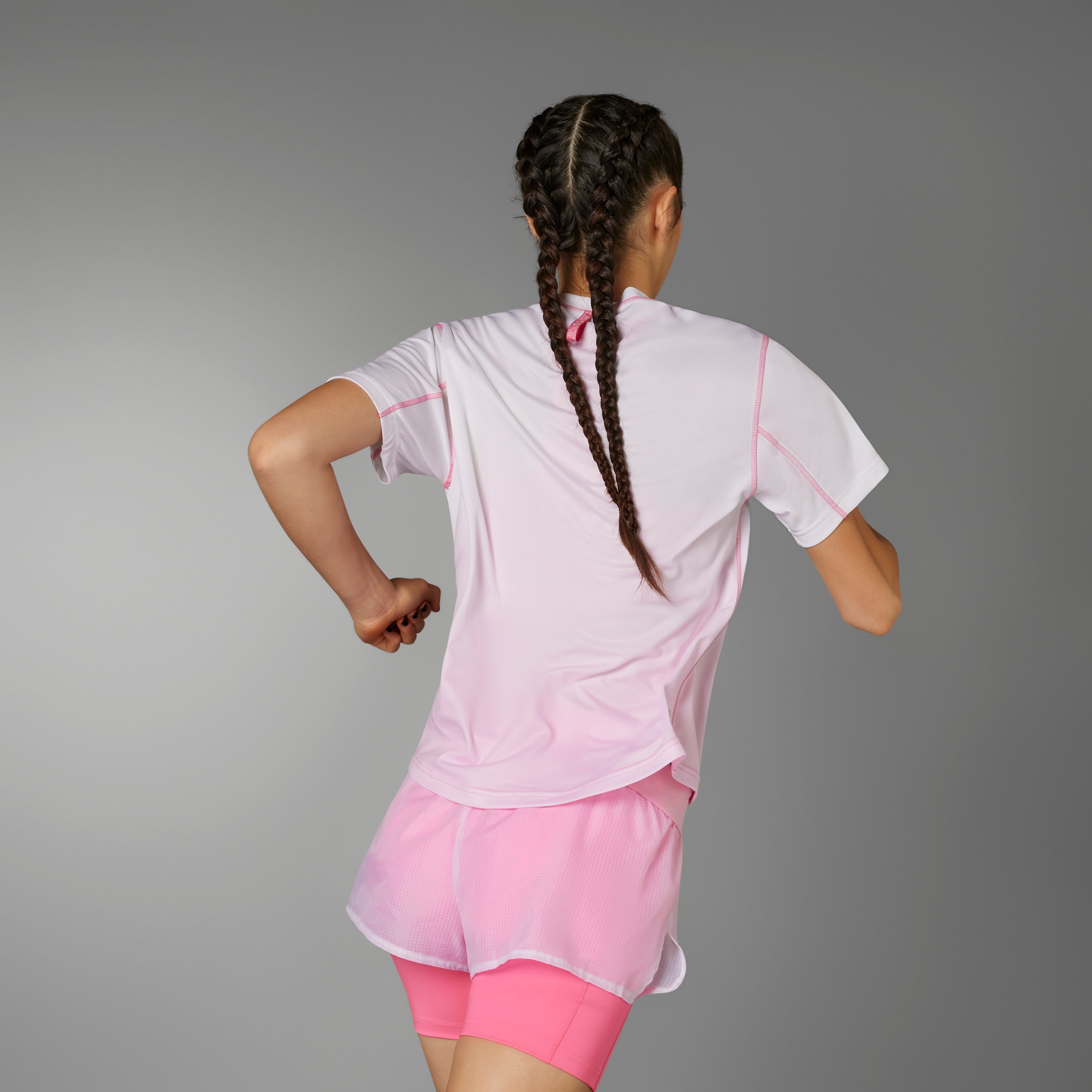 Womens Running Tokyo 2 in 1 Short Sleeve T-Shirt