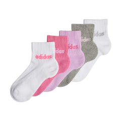 5 Pack Kids Linear Ankle Socks