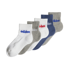 5 Pack Kids Linear Ankle Socks