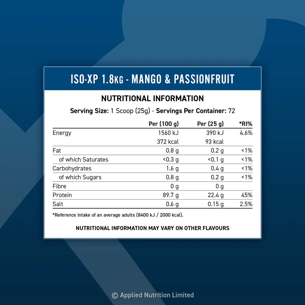 ISO-XP Protein Powder Strawberry 1.8 Kilograms