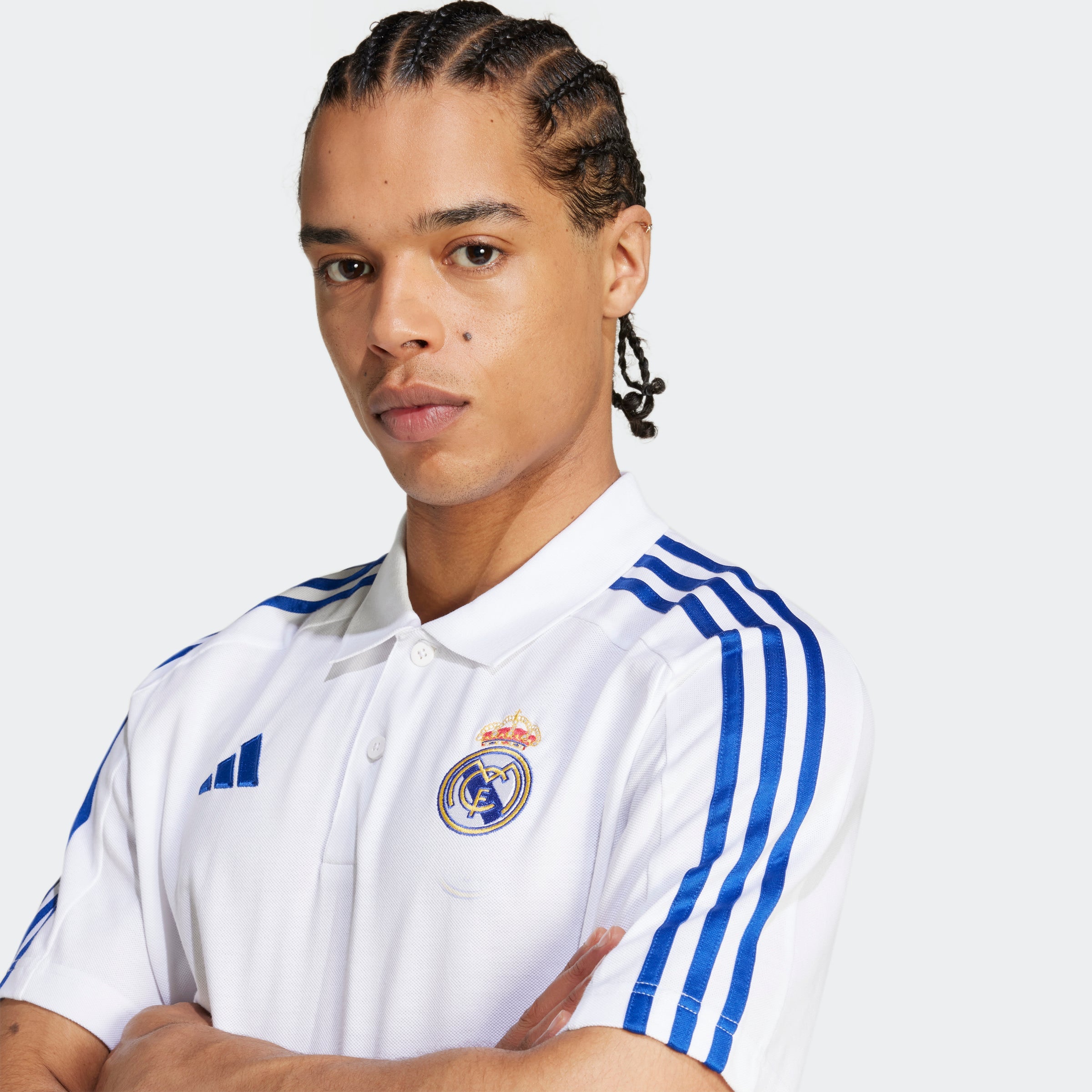 Mens Real Madrid DNA Polo Shirt