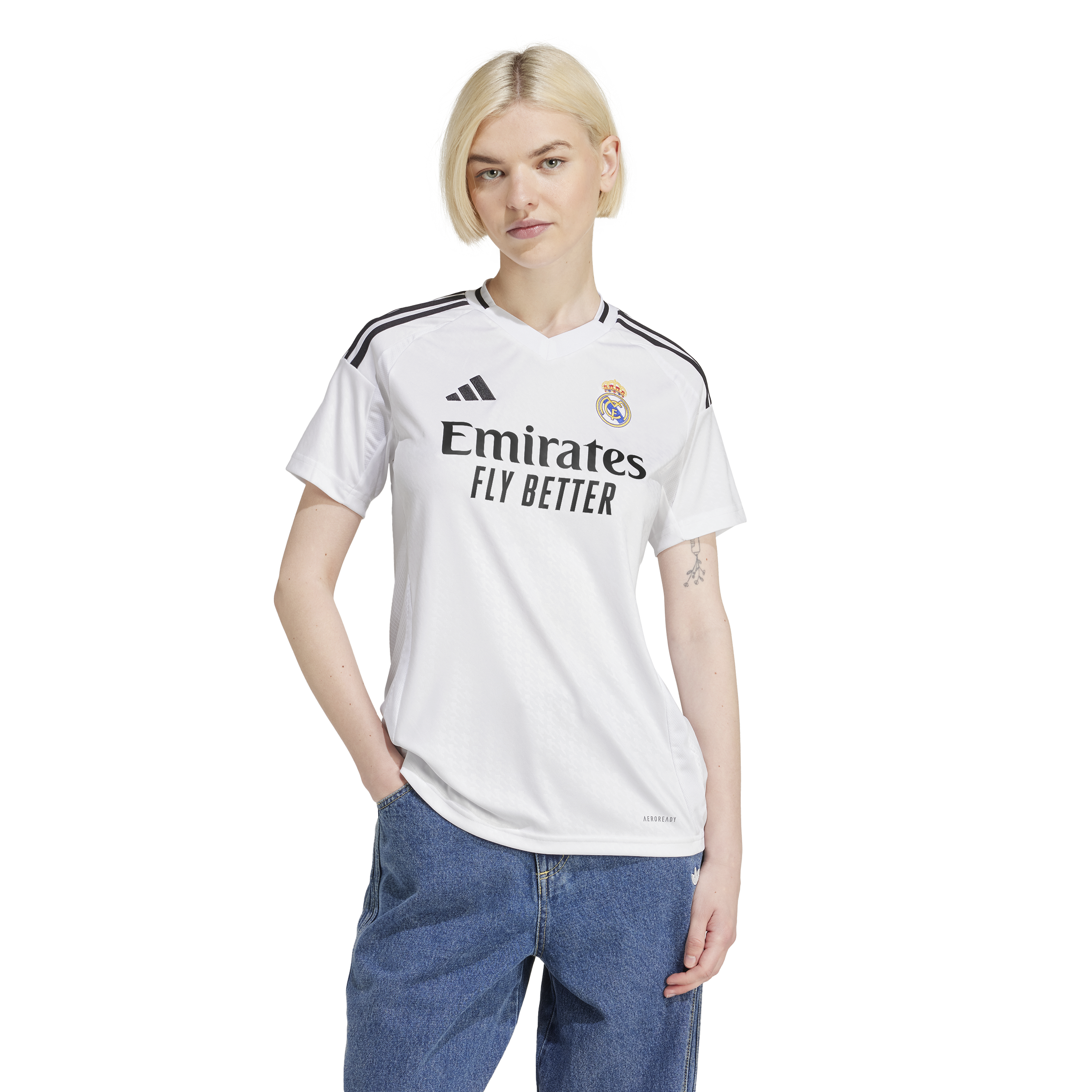 Womens Real Madrid Home Replica Jersey